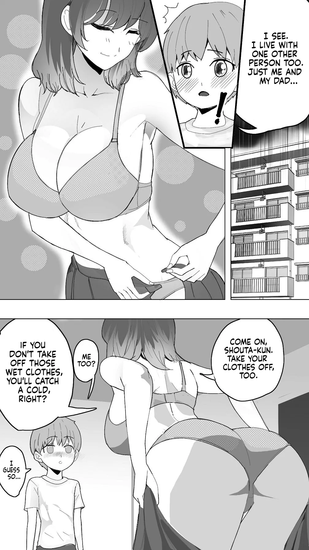 [Oishiko]Komatteiru Kinjo no Shota o Hogoshita JK Shimai - Tonari no Onee-san | The Older Girls Next Door[English] [Sonarin迫] Page 12