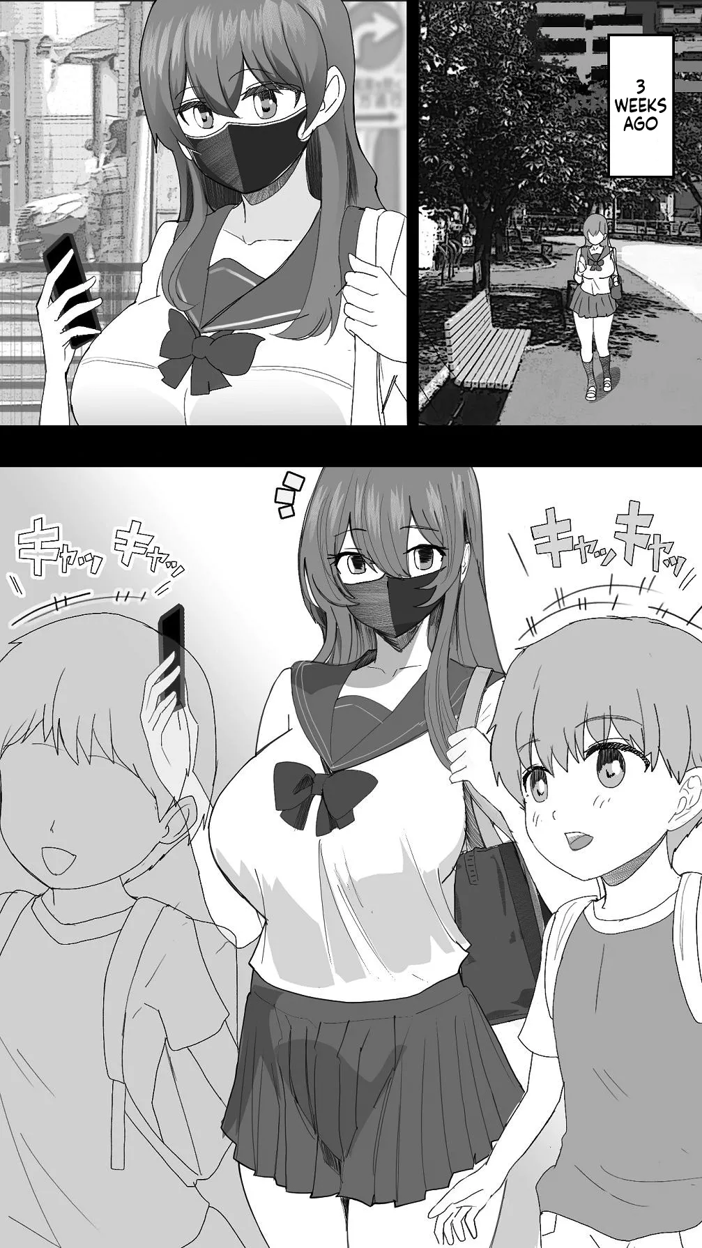[Oishiko]Komatteiru Kinjo no Shota o Hogoshita JK Shimai - Tonari no Onee-san | The Older Girls Next Door[English] [Sonarin迫] Page 32