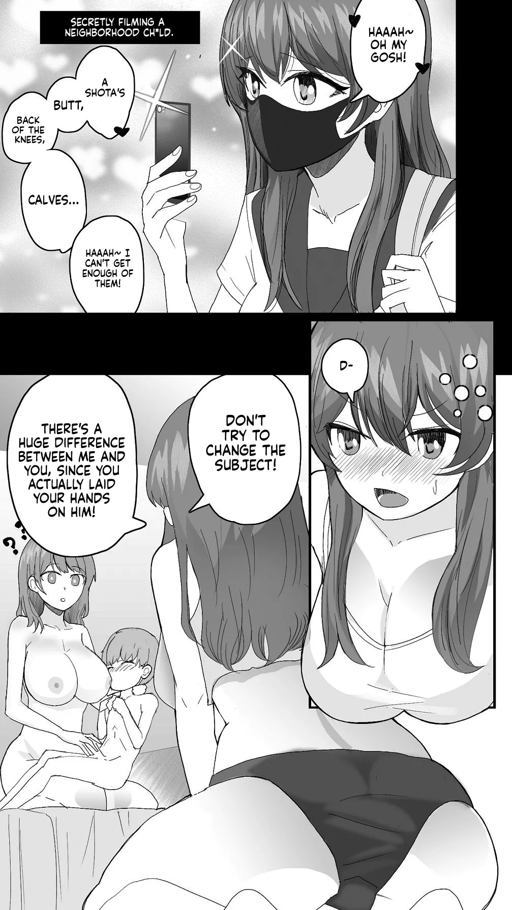 [Oishiko]Komatteiru Kinjo no Shota o Hogoshita JK Shimai - Tonari no Onee-san | The Older Girls Next Door[English] [Sonarin迫] Page 33
