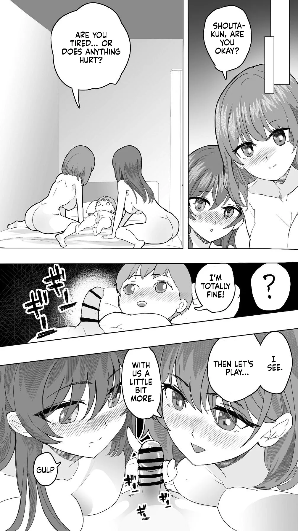 [Oishiko]Komatteiru Kinjo no Shota o Hogoshita JK Shimai - Tonari no Onee-san | The Older Girls Next Door[English] [Sonarin迫] Page 42
