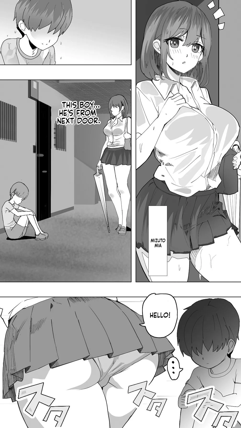 [Oishiko]Komatteiru Kinjo no Shota o Hogoshita JK Shimai - Tonari no Onee-san | The Older Girls Next Door[English] [Sonarin迫] Page 7