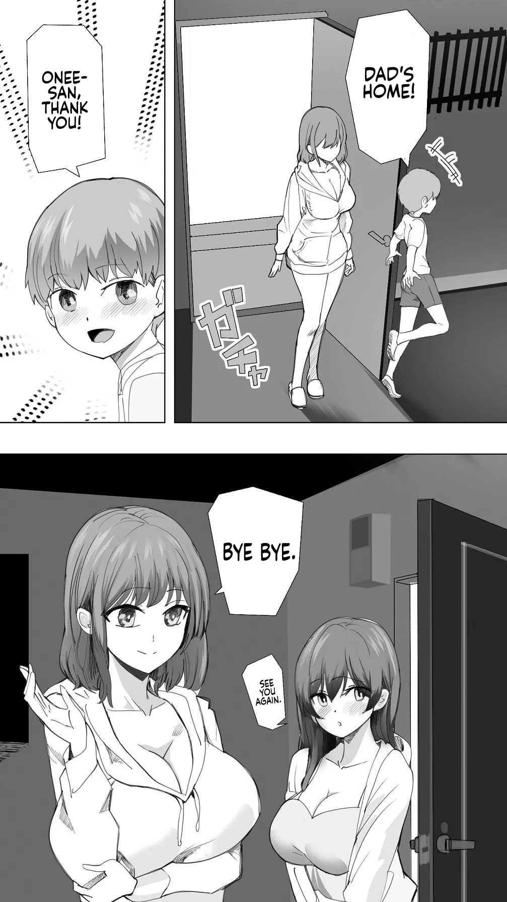 [Oishiko]Komatteiru Kinjo no Shota o Hogoshita JK Shimai - Tonari no Onee-san | The Older Girls Next Door[English] [Sonarin迫] Page 73