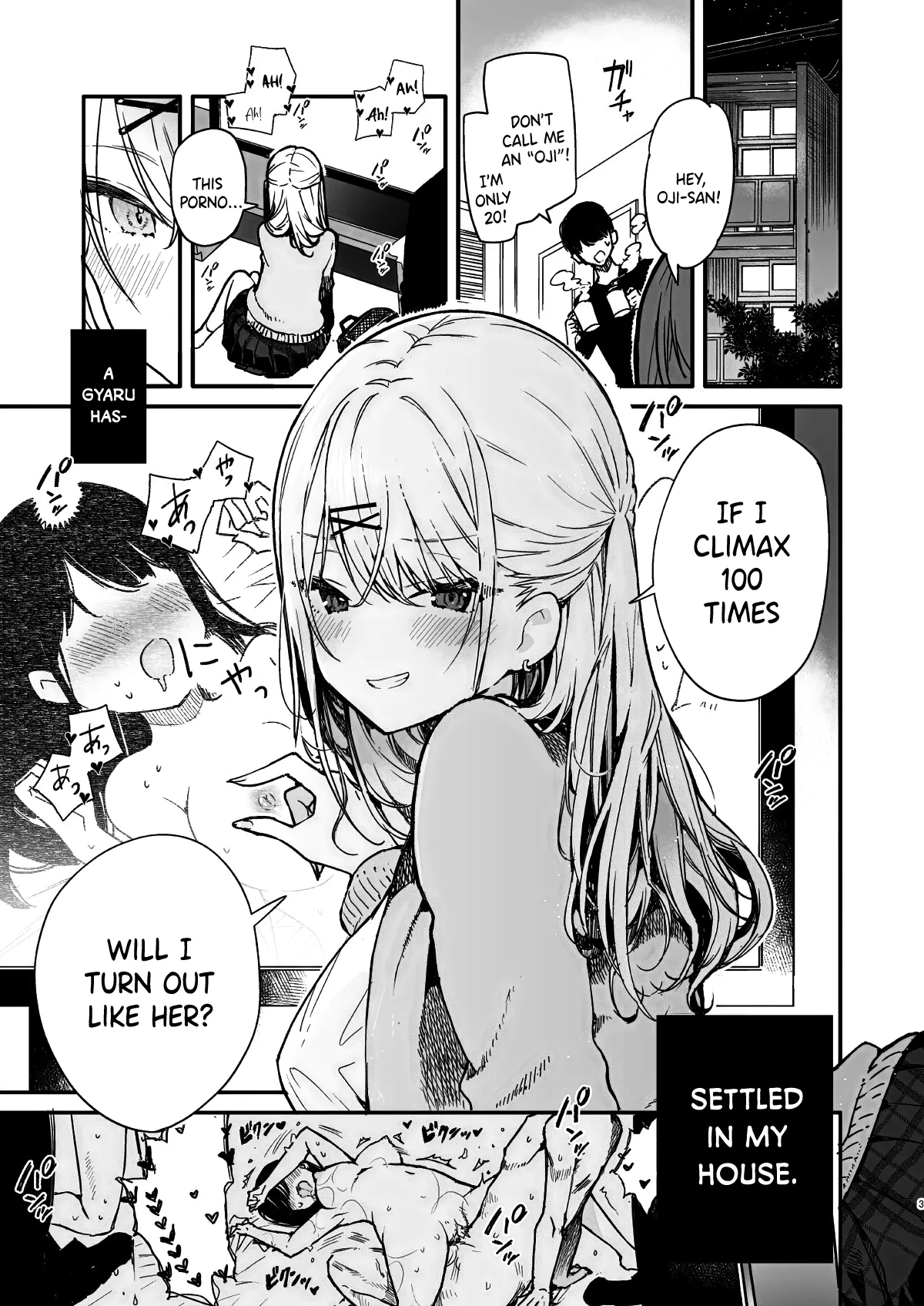 [Mutou Koucha]Gal Kanojo to Kageki AV no Mane shitara Taihen na Koto ni natta Ecchi[English] [Digital] Page 2