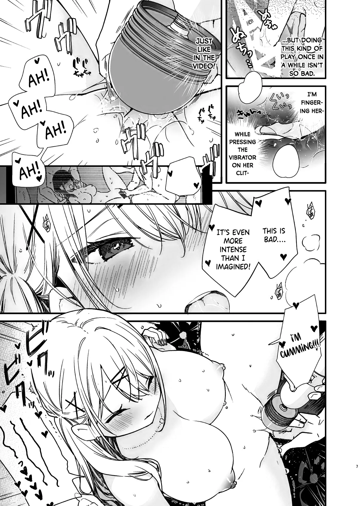 [Mutou Koucha]Gal Kanojo to Kageki AV no Mane shitara Taihen na Koto ni natta Ecchi[English] [Digital] Page 6