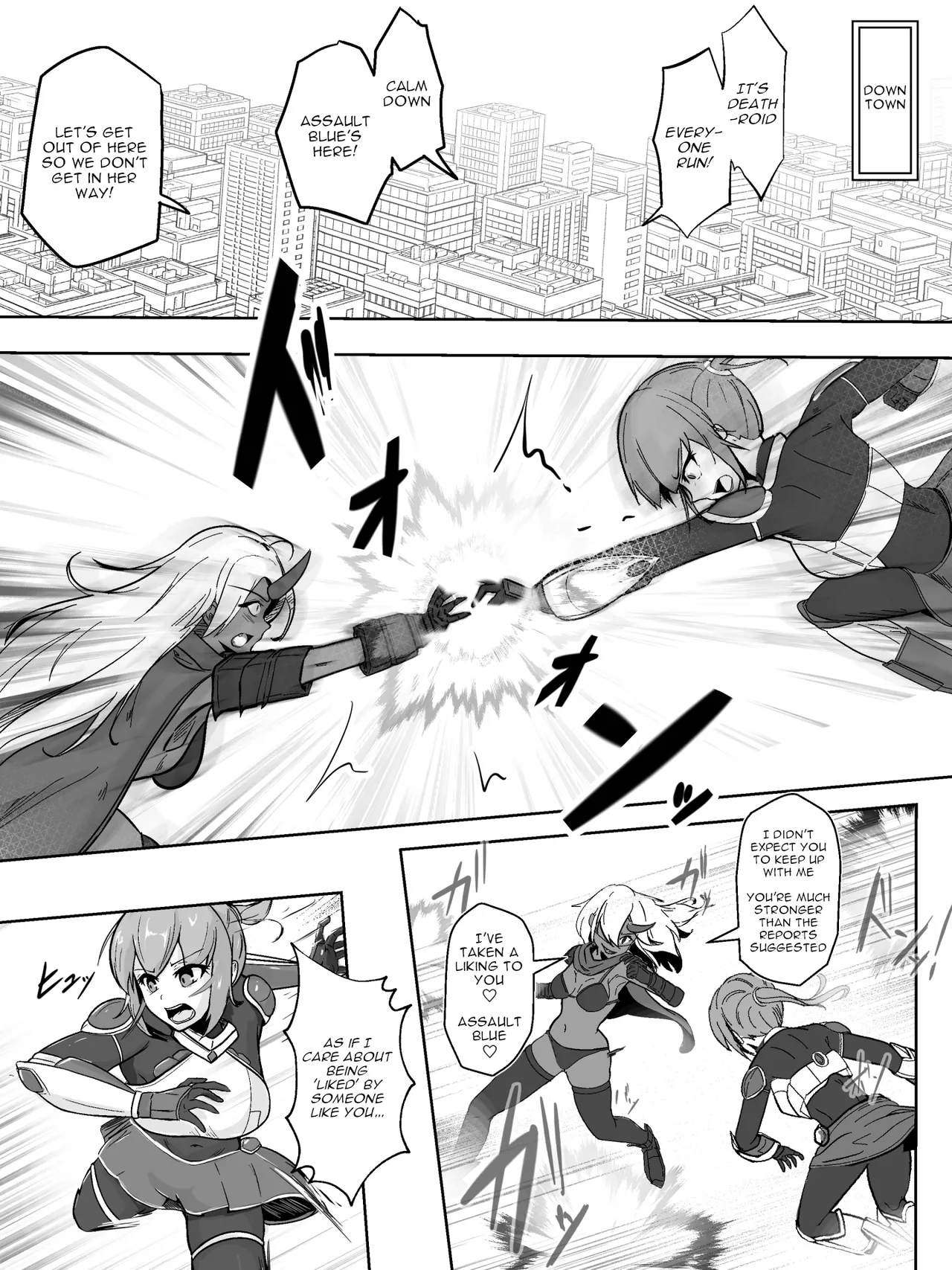 [Arujima]Soukou Senki Assault Blue ~Haiboku Heroine Subete o Ubaware Zetsubousu~[English] Page 3