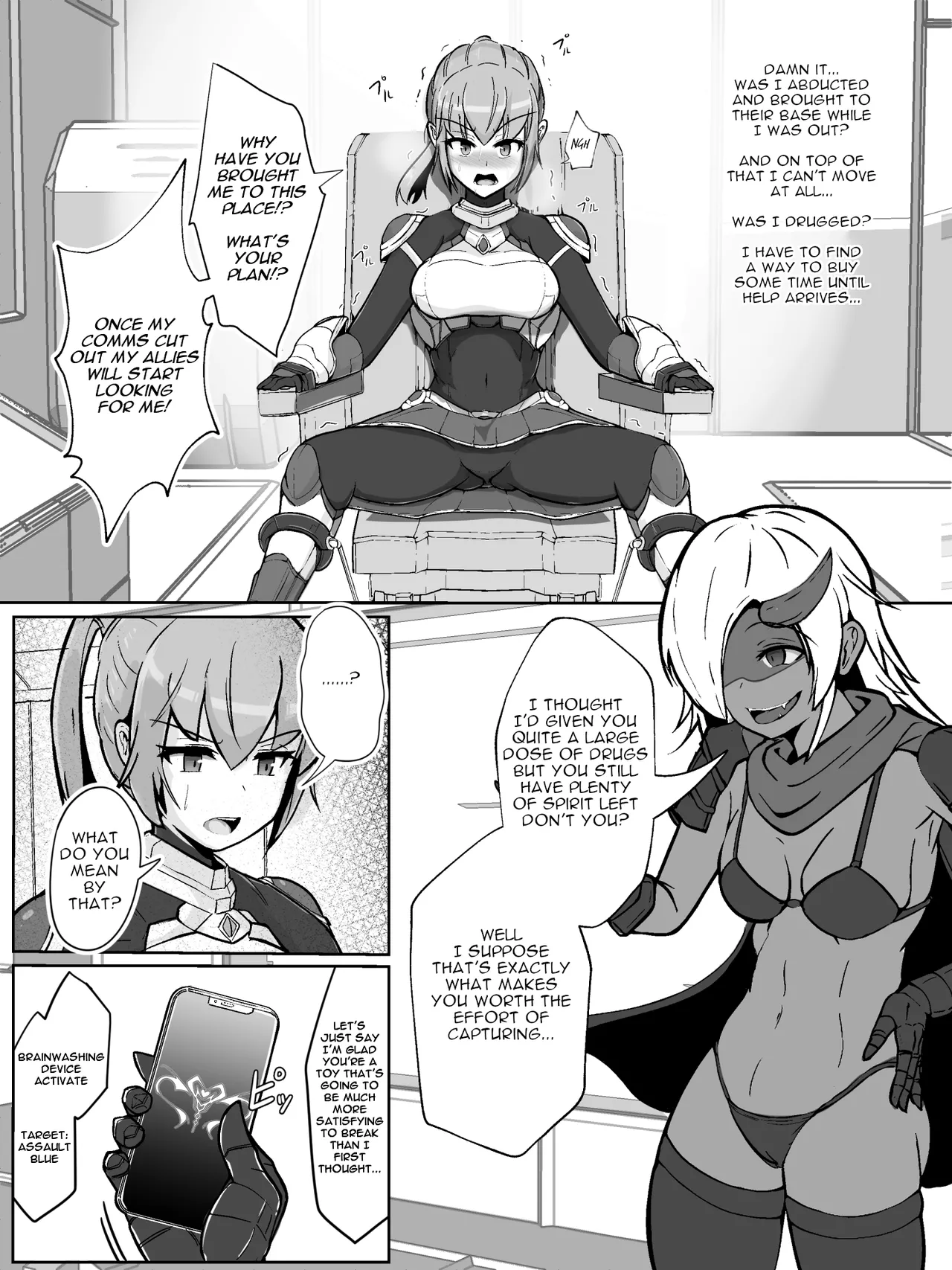 [Arujima]Soukou Senki Assault Blue ~Haiboku Heroine Subete o Ubaware Zetsubousu~[English] Page 8