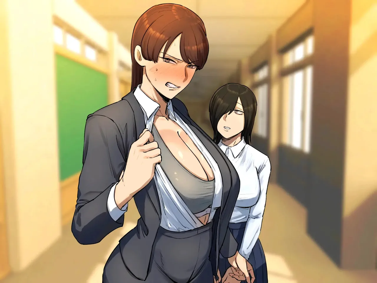 [Chotto B-sen]Strip Down To Your Underwear and Appologize To Your Student -- Seito no Shitagi o Tsukete Shazai Shiro[Full Color-ban] Page 3