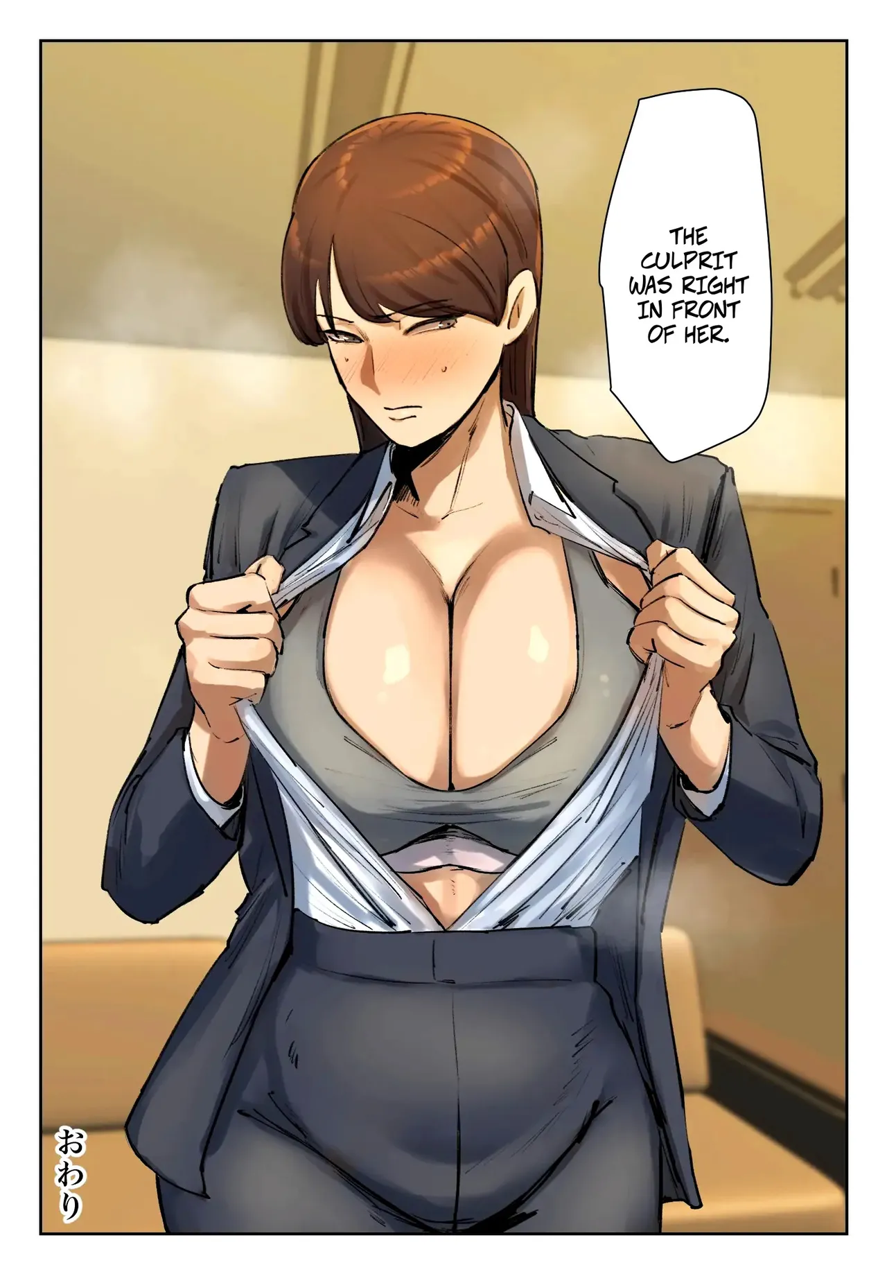 [Chotto B-sen]Strip Down To Your Underwear and Appologize To Your Student -- Seito no Shitagi o Tsukete Shazai Shiro[Full Color-ban] Page 37