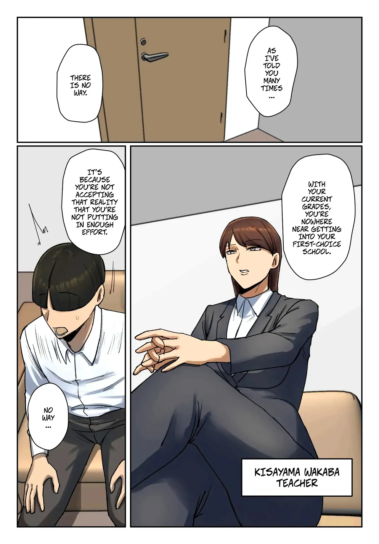 [Chotto B-sen]Strip Down To Your Underwear and Appologize To Your Student -- Seito no Shitagi o Tsukete Shazai Shiro[Full Color-ban] Page 4