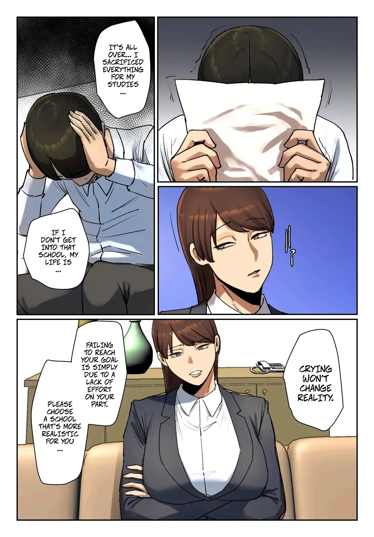 [Chotto B-sen]Strip Down To Your Underwear and Appologize To Your Student -- Seito no Shitagi o Tsukete Shazai Shiro[Full Color-ban] Page 6
