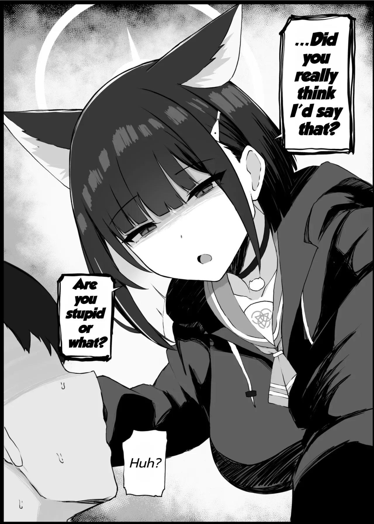 [Dogyaddo Naru Yanke (Naru)]Gaman Dekinaku natta Mesu ni Kateru Wake nai desho | Sensei can't Win Against a Girl At her Limit(Blue Archive) [English] [Digital] Page 4