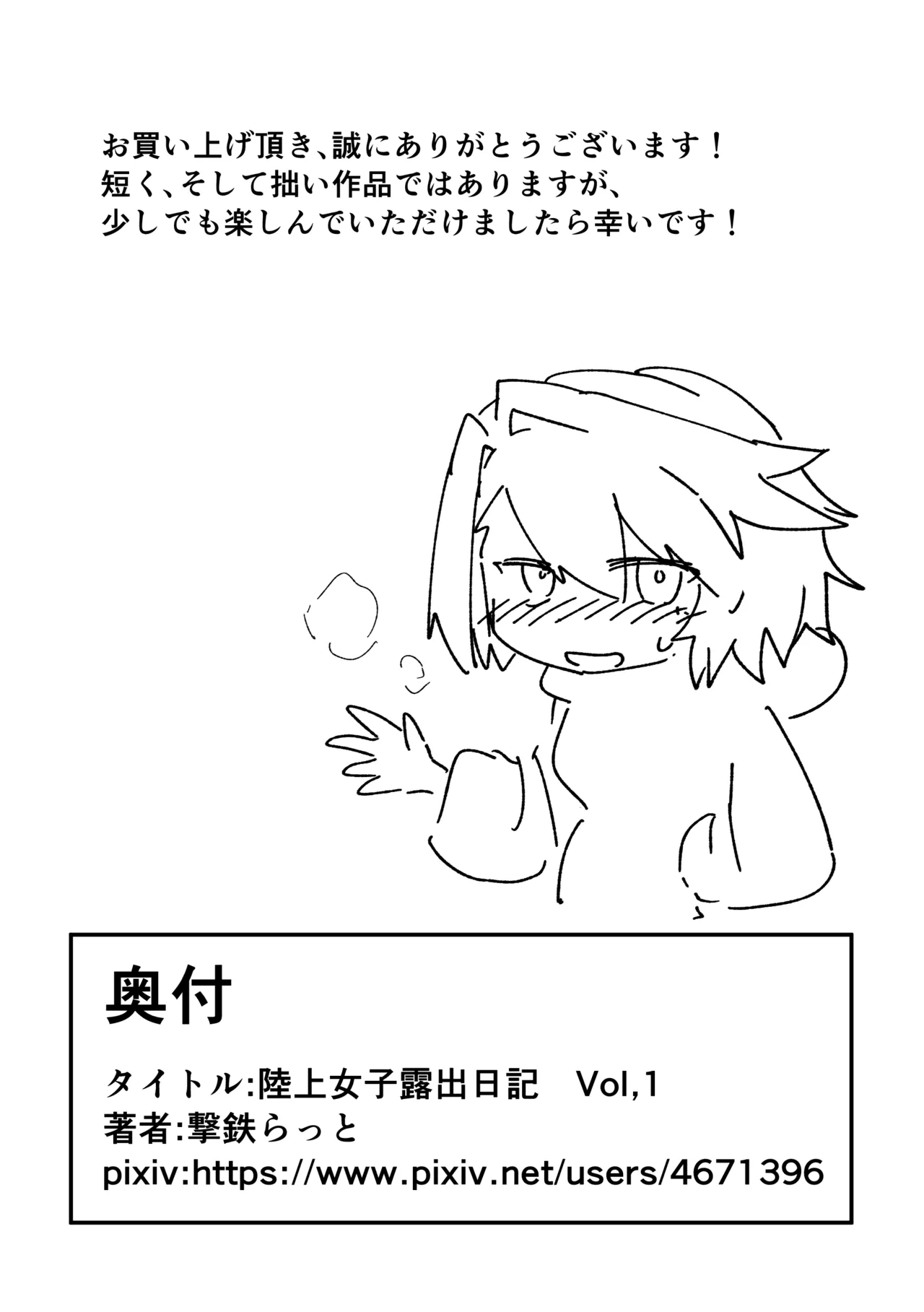 [Geketatsu ratto]Rikujou joshi roshutsu nikki vol,1 Page 18