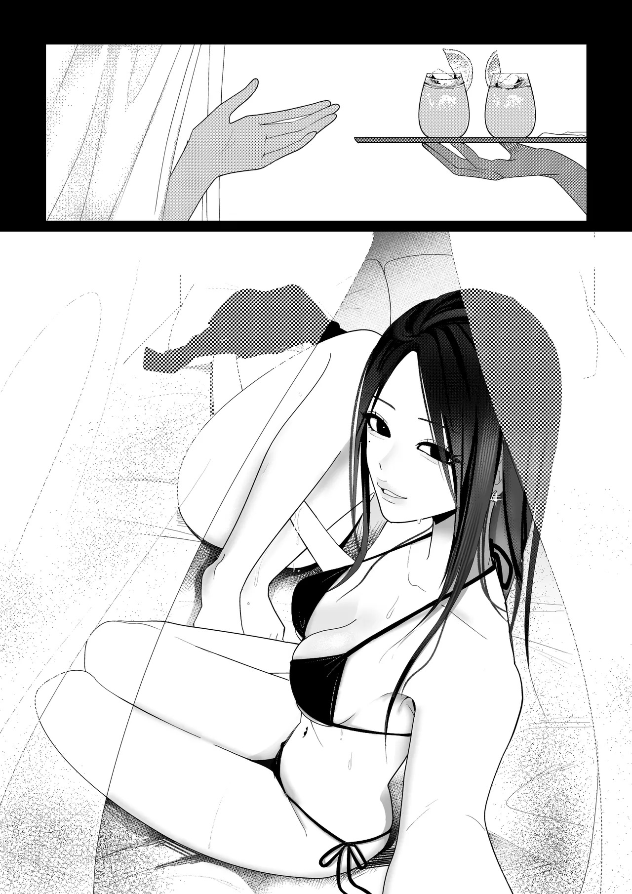 [Naisei]Umi Kita noni Hinnyuu Kanojo ga Kawaisugite Les Sex shika Shitenai Page 5