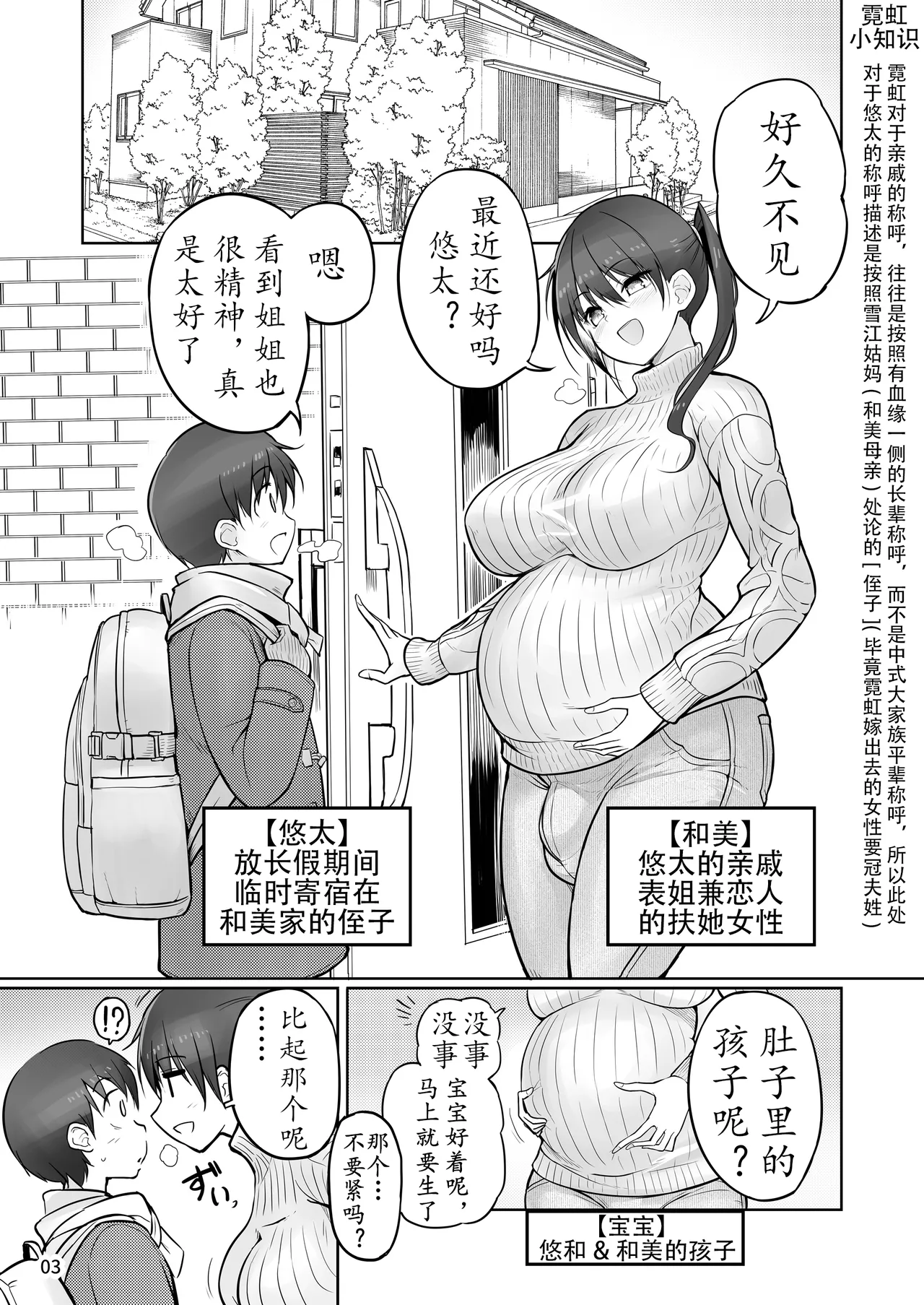 [Efuya (Messy)]Futanari Onee-chan Seieki Furo Shussan Sex | 扶她姐姐的精液浴出产SEX[Chinese] [退役苍蓝星汉化组] [Digital] Page 3