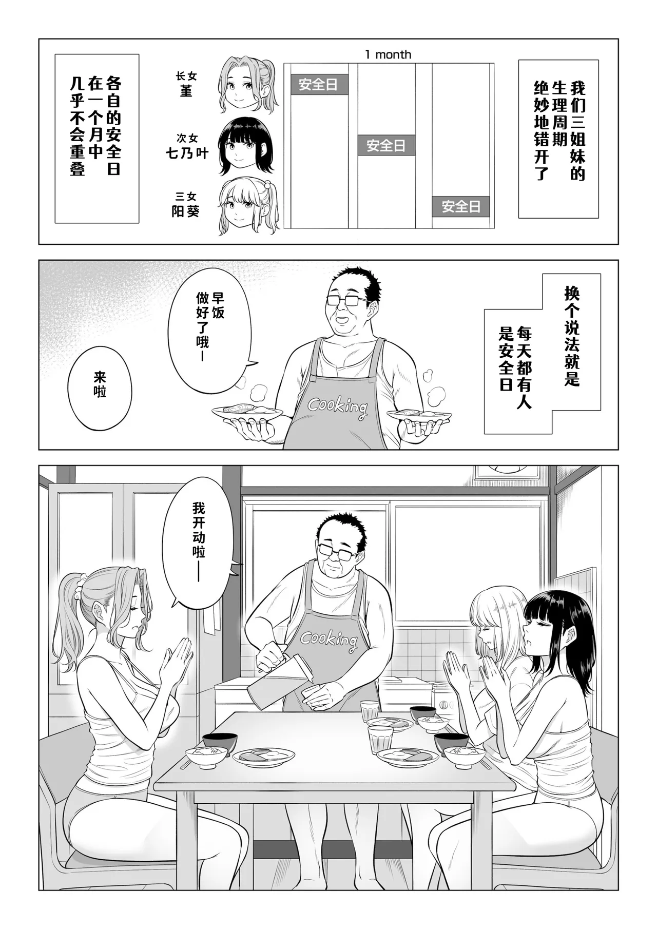 [Date Roku]Ogifu-san no Seiyoku Shori wa Watashi tachi Sanshimai no Mochi mawari[Chinese] [COW个人汉化] Page 10