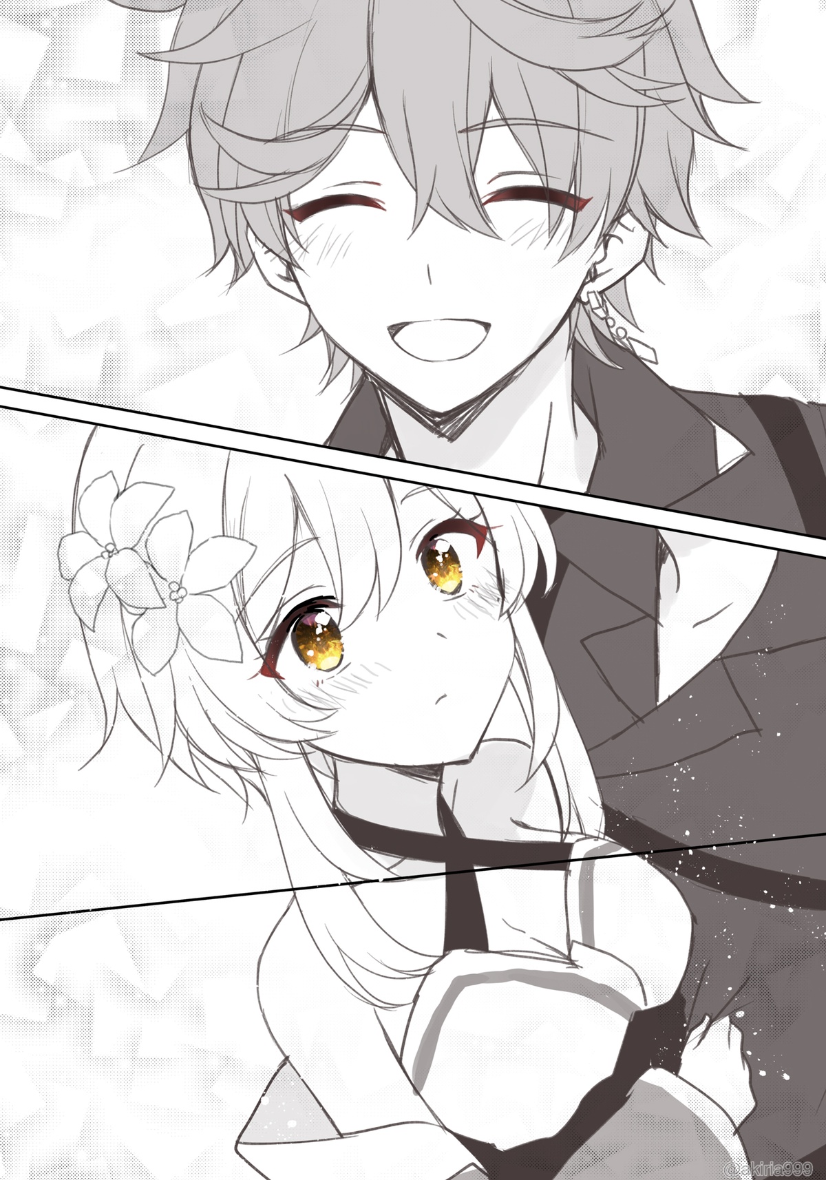 [Akitsuki Ria]Hotaru-chan ga massaaji de Taru ni sokuo chi icharabu manga (Genshin Impact) | 荧被达达利亚的按摩手法瞬间攻陷的恩爱色色漫画[Chinese] [倫倫倫个人汉化] Page 19