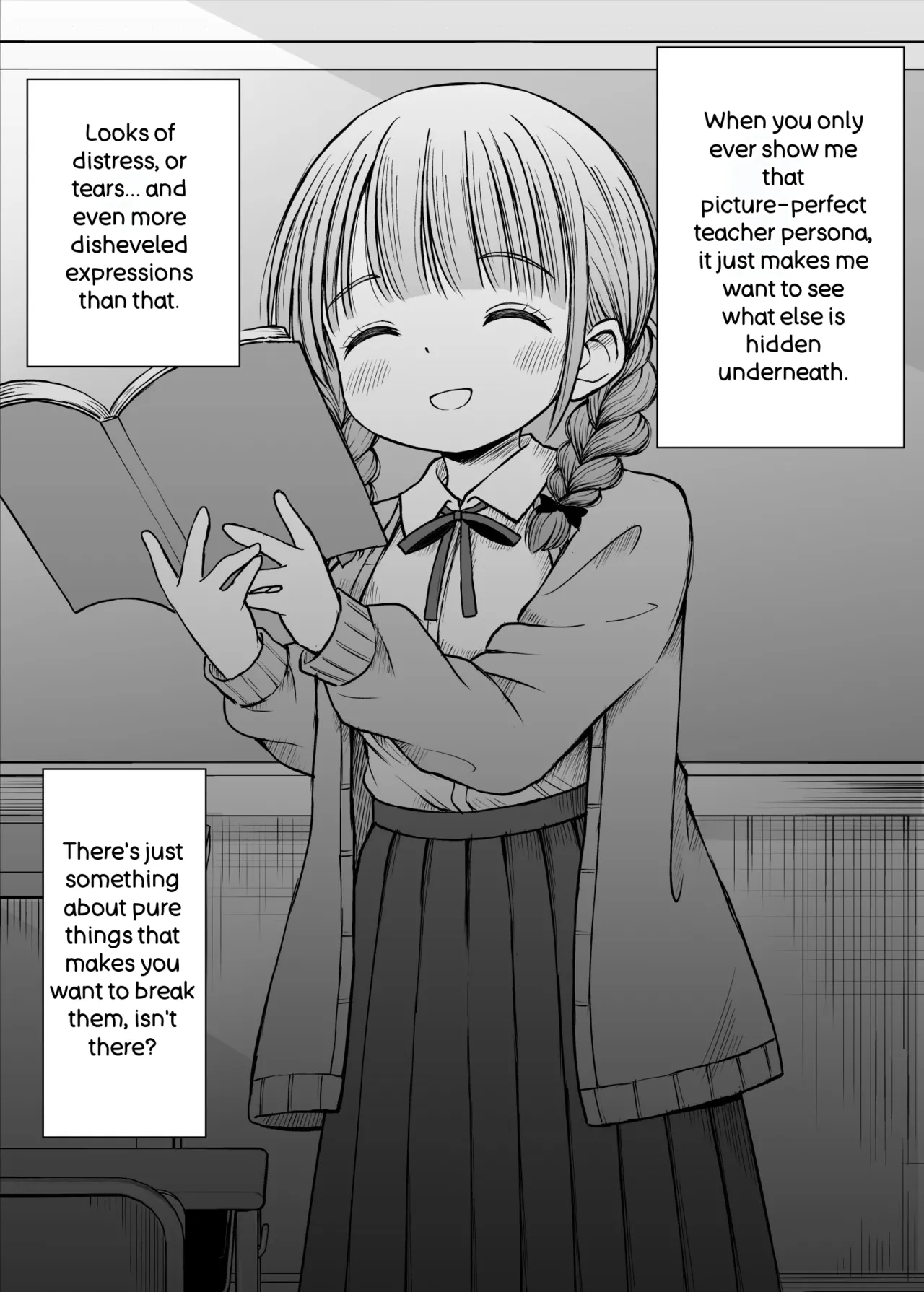 [Kotorakku]Please Don't Bully Sensei Too Much... ~The Day the Kind, Baby-Faced, Big-Breasted Hanasaki-Sensei’s Heart Broke~[English] Page 12