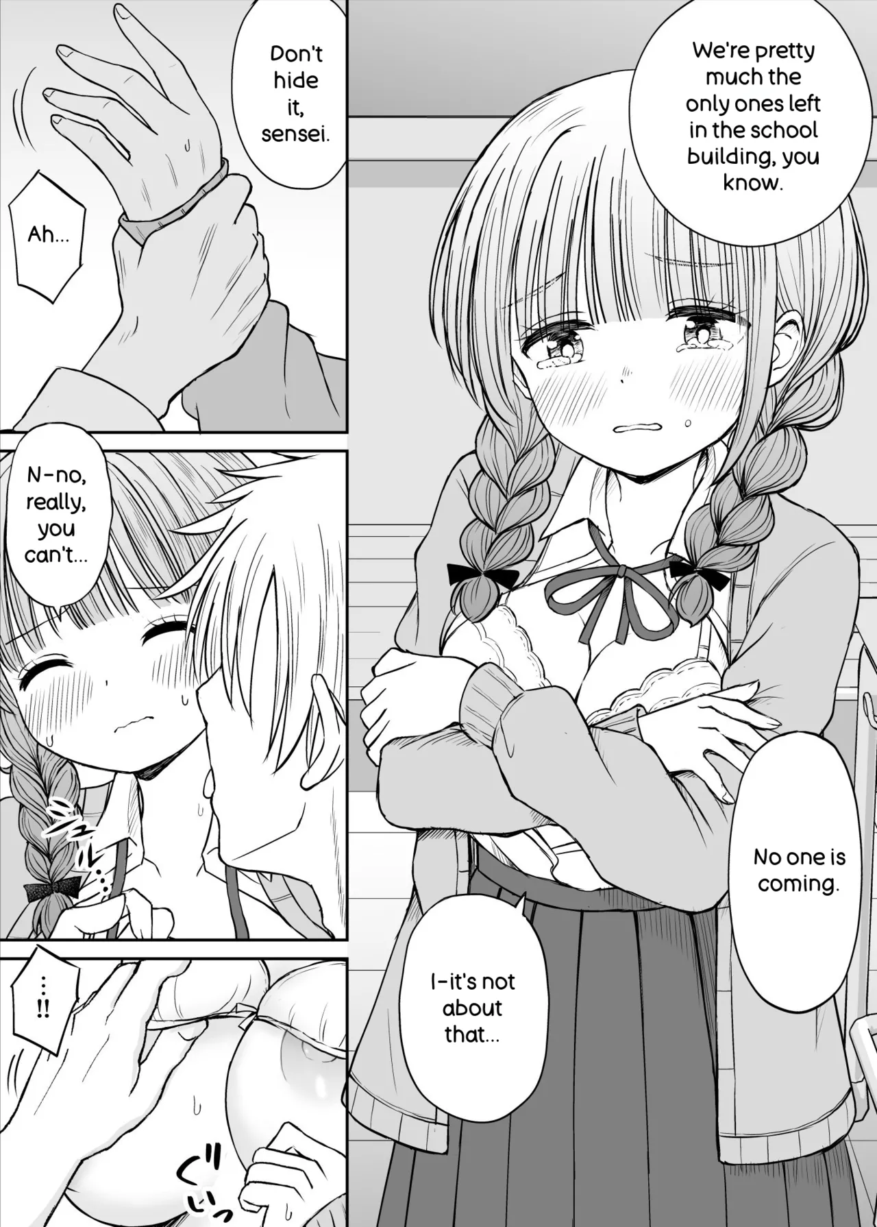 [Kotorakku]Please Don't Bully Sensei Too Much... ~The Day the Kind, Baby-Faced, Big-Breasted Hanasaki-Sensei’s Heart Broke~[English] Page 26