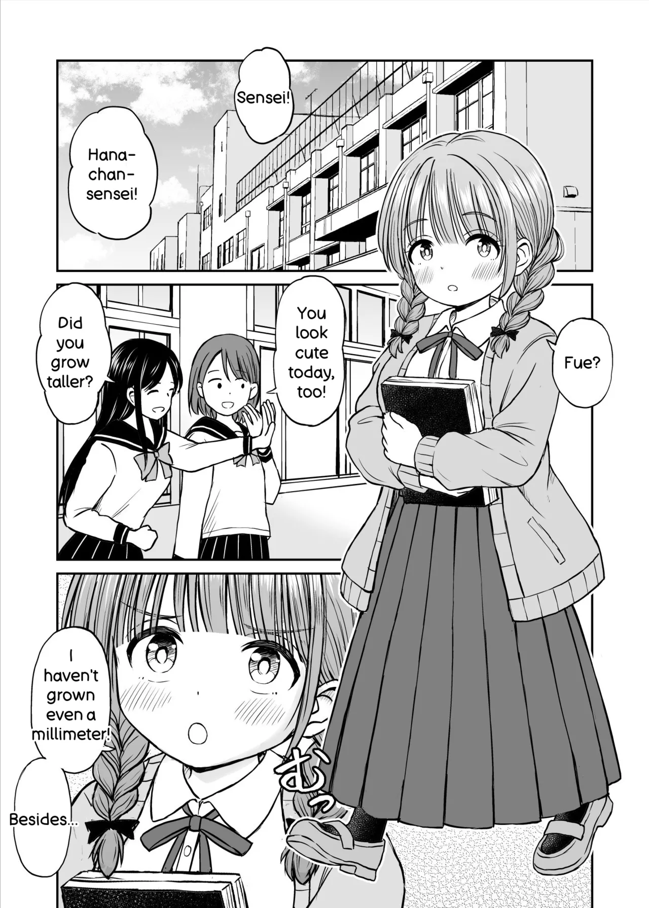 [Kotorakku]Please Don't Bully Sensei Too Much... ~The Day the Kind, Baby-Faced, Big-Breasted Hanasaki-Sensei’s Heart Broke~[English] Page 3