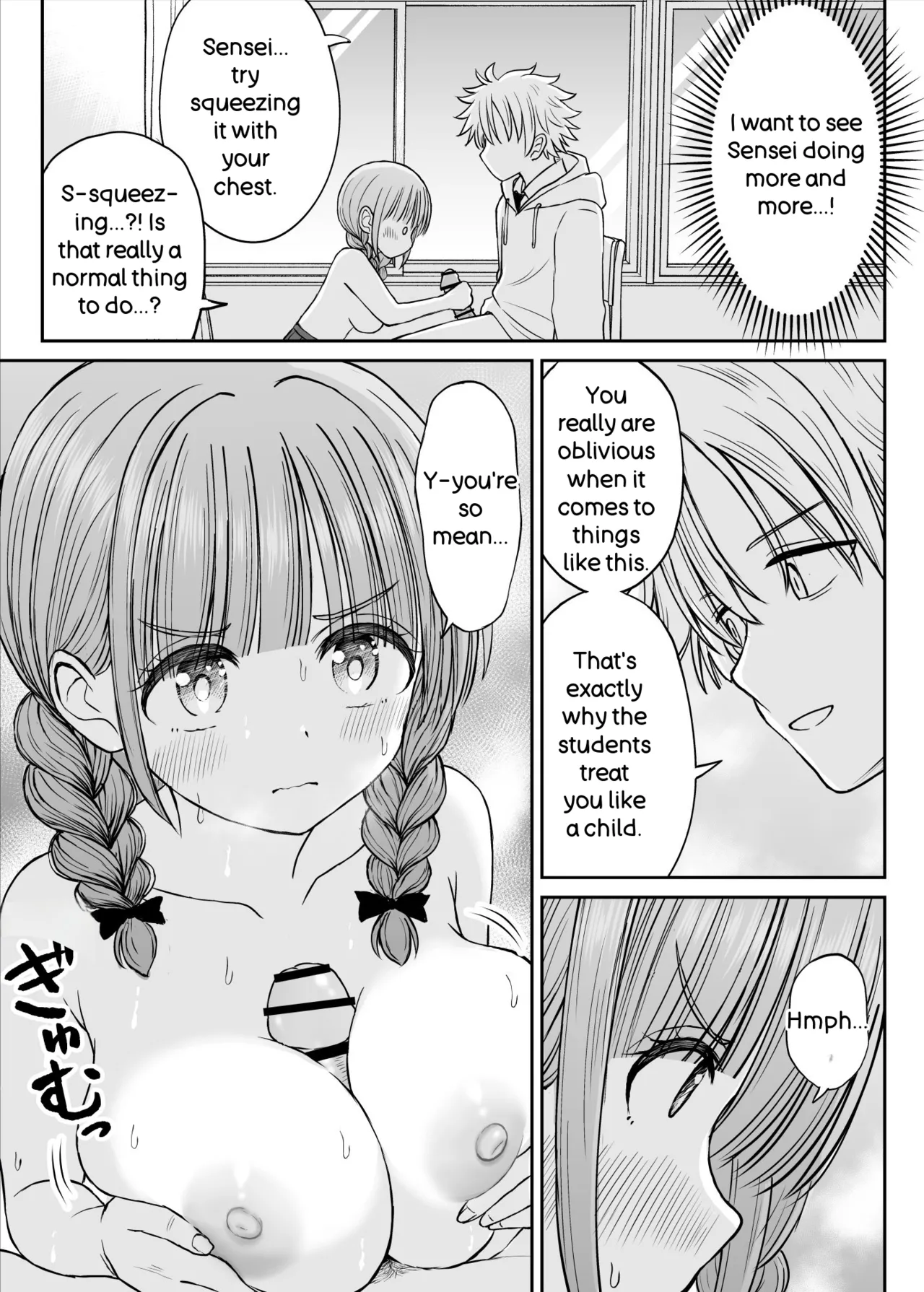 [Kotorakku]Please Don't Bully Sensei Too Much... ~The Day the Kind, Baby-Faced, Big-Breasted Hanasaki-Sensei’s Heart Broke~[English] Page 37