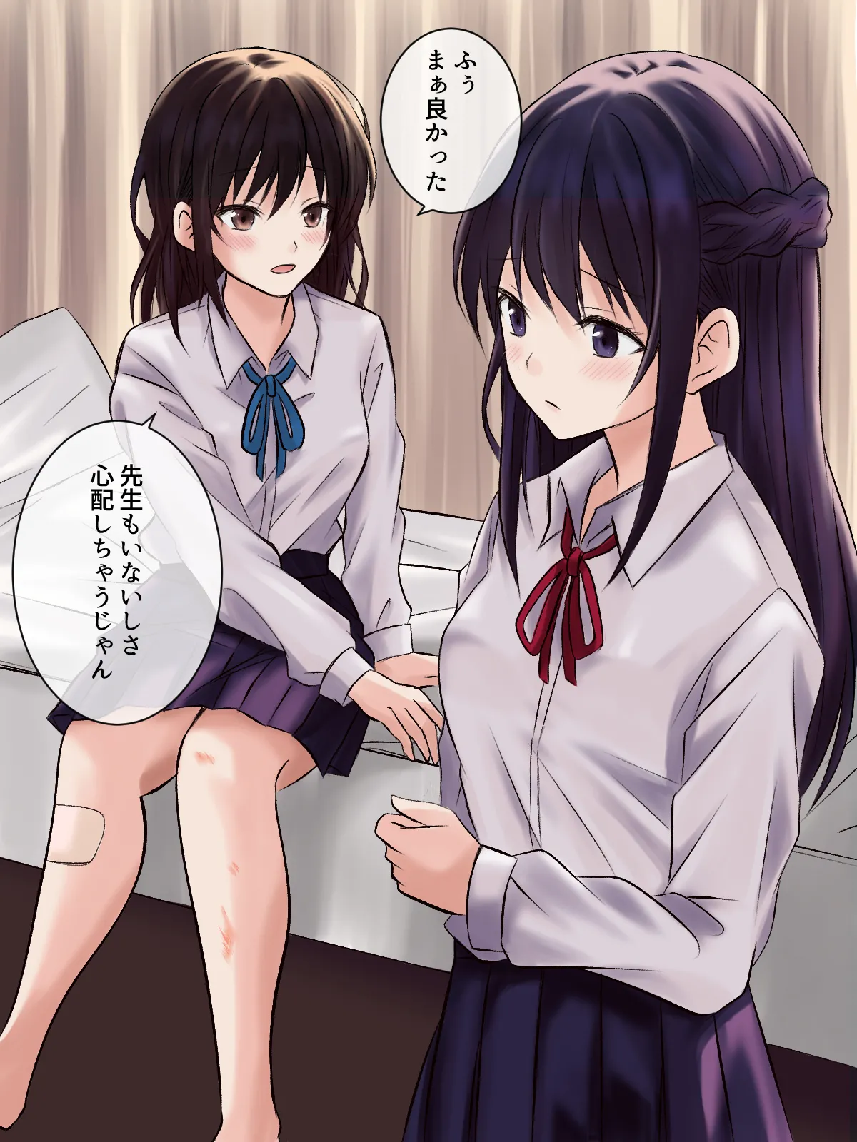 【tōkibi hatake de tsukamae te】akogare no sempai to hoken shitsu de yuri etchi Page 11