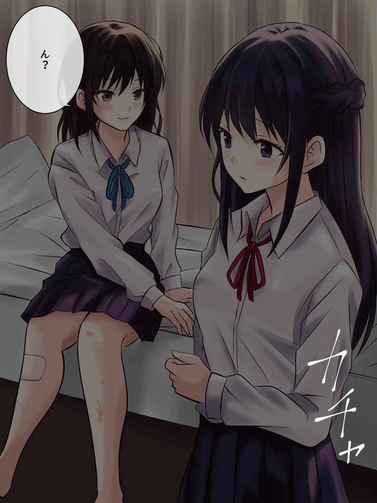 【tōkibi hatake de tsukamae te】akogare no sempai to hoken shitsu de yuri etchi Page 13