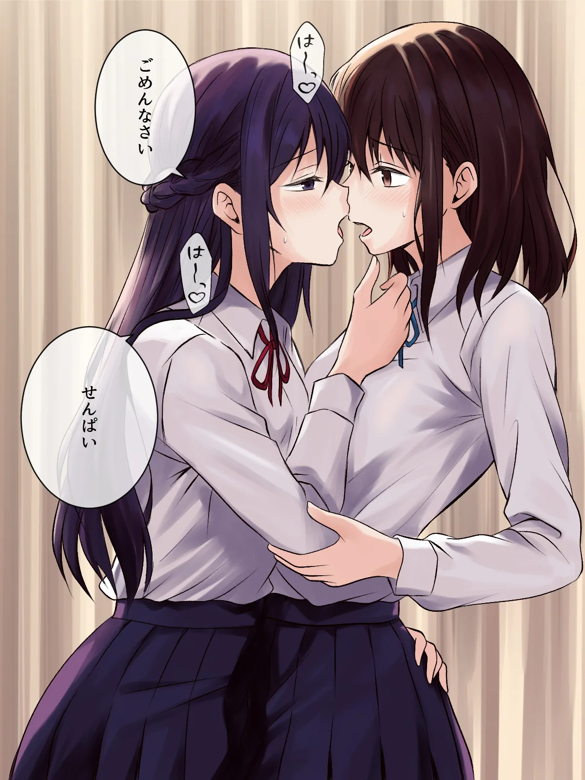 【tōkibi hatake de tsukamae te】akogare no sempai to hoken shitsu de yuri etchi Page 16
