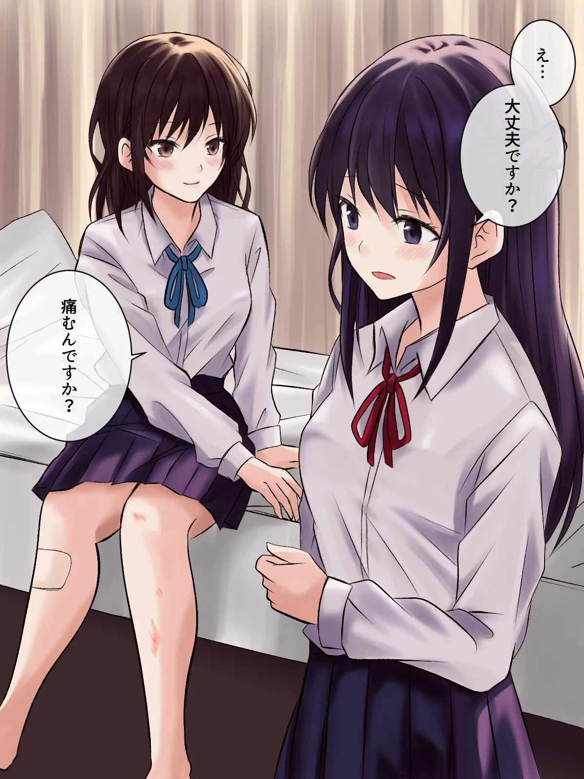 【tōkibi hatake de tsukamae te】akogare no sempai to hoken shitsu de yuri etchi Page 4