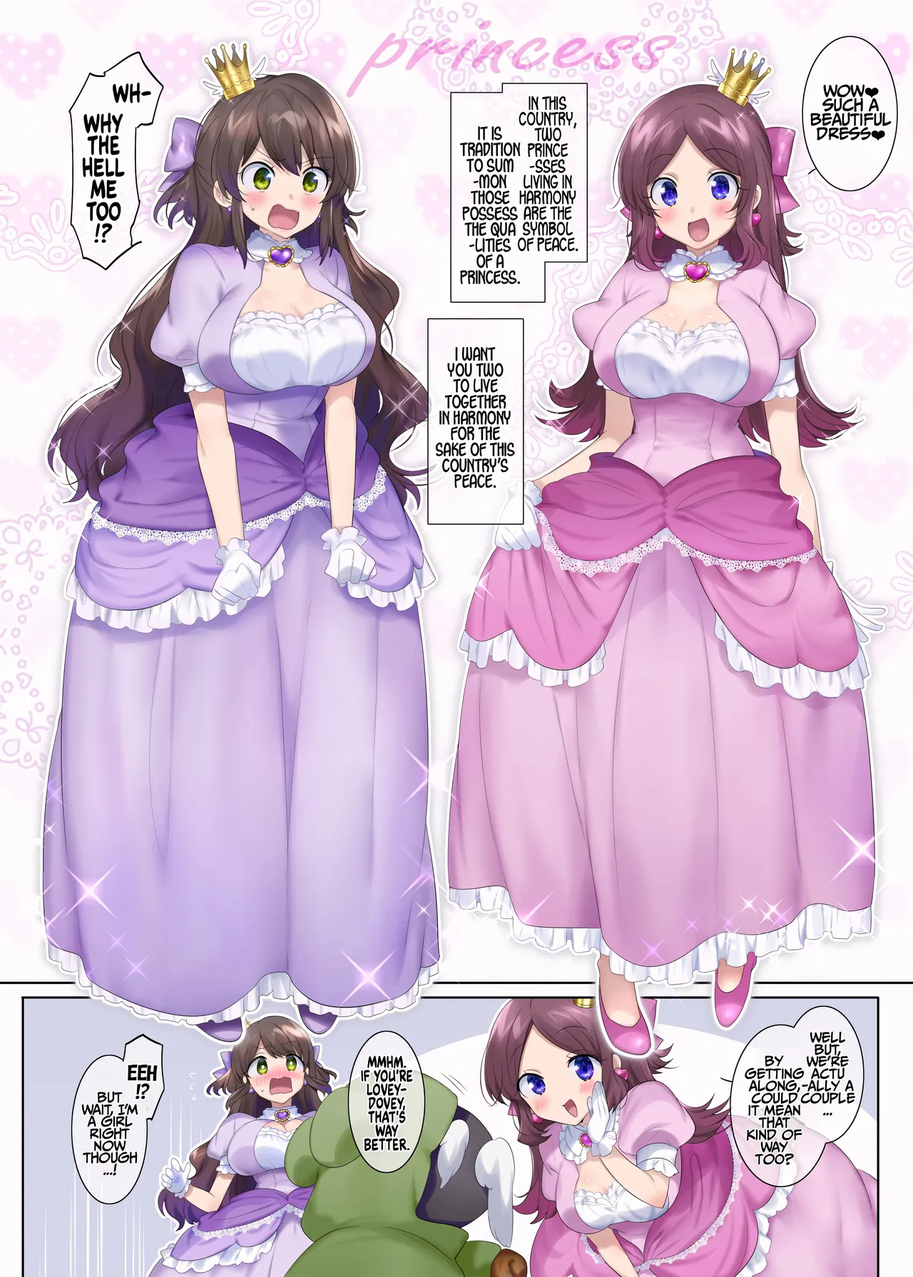 [Hiiragi Popura]TS Yuri Hime | TS Yuri Princess(TS sakuhin baraethi pakku! nyotai ka＆ hyouietc…＋α) [English] [Maika] Page 2