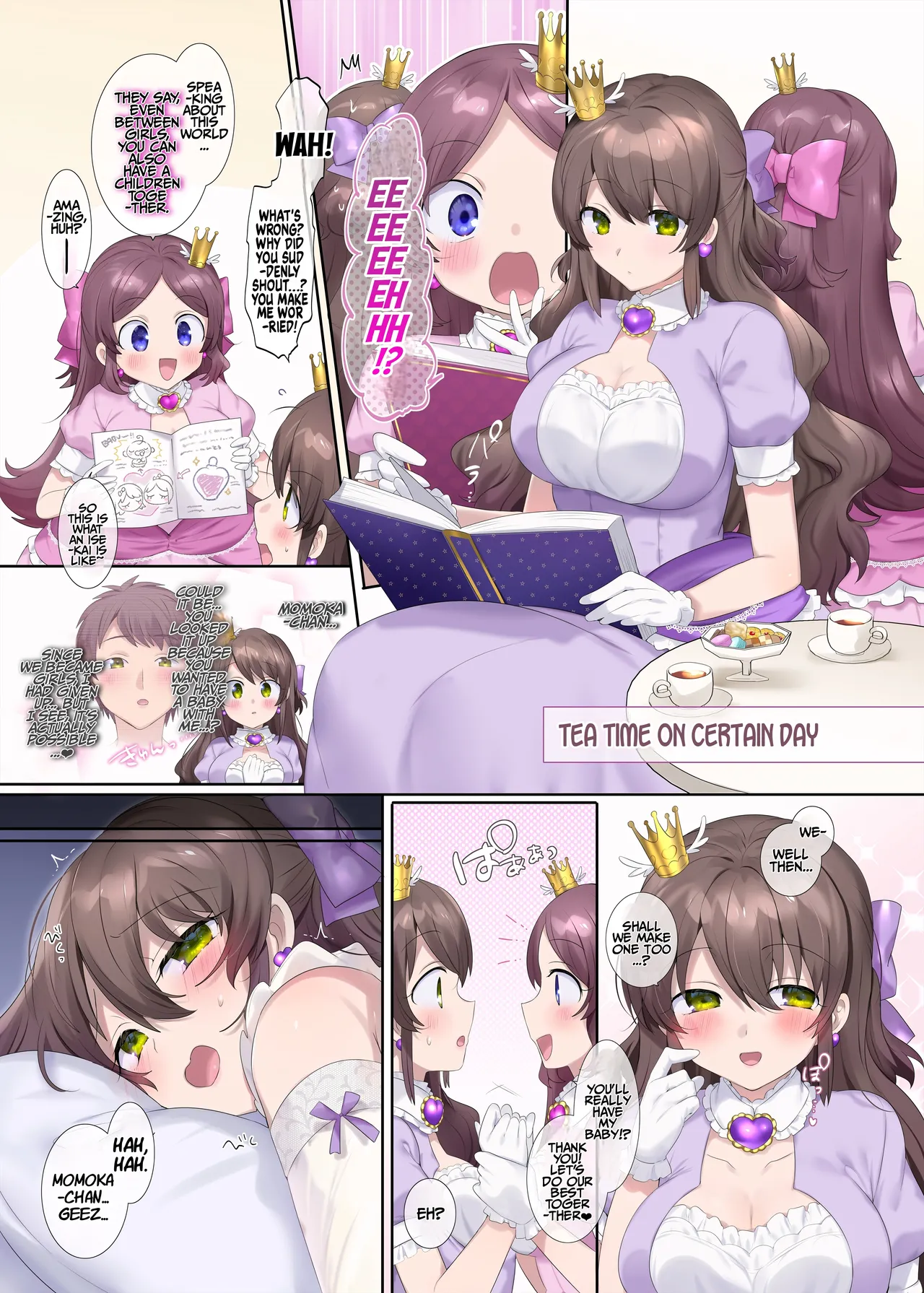[Hiiragi Popura]TS Yuri Hime | TS Yuri Princess(TS sakuhin baraethi pakku! nyotai ka＆ hyouietc…＋α) [English] [Maika] Page 4