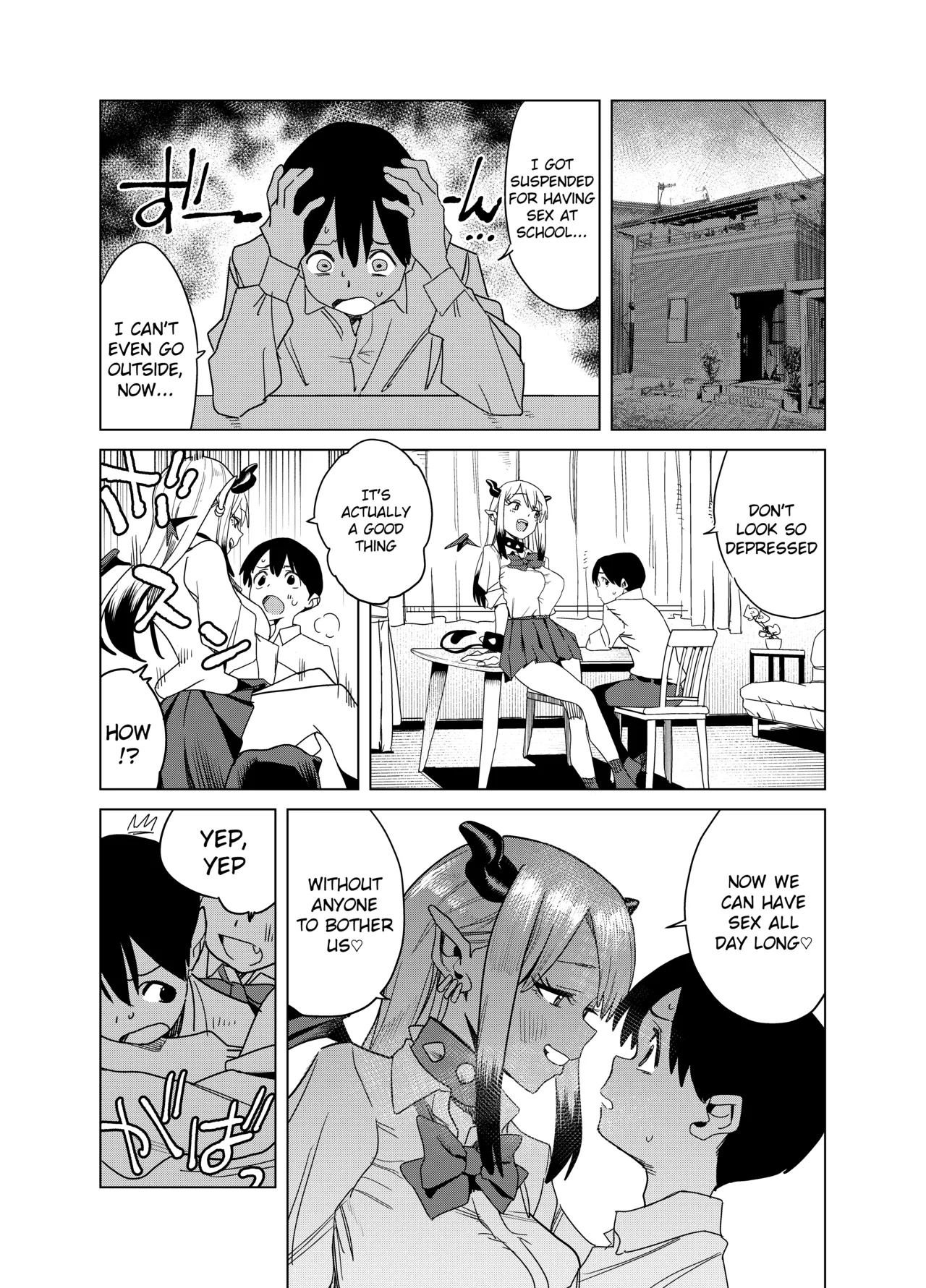 [Gya-tei]Tenkou Shitekita Gal Succubus no Gochisou wa Boku Hitori!? 2[English] Page 60