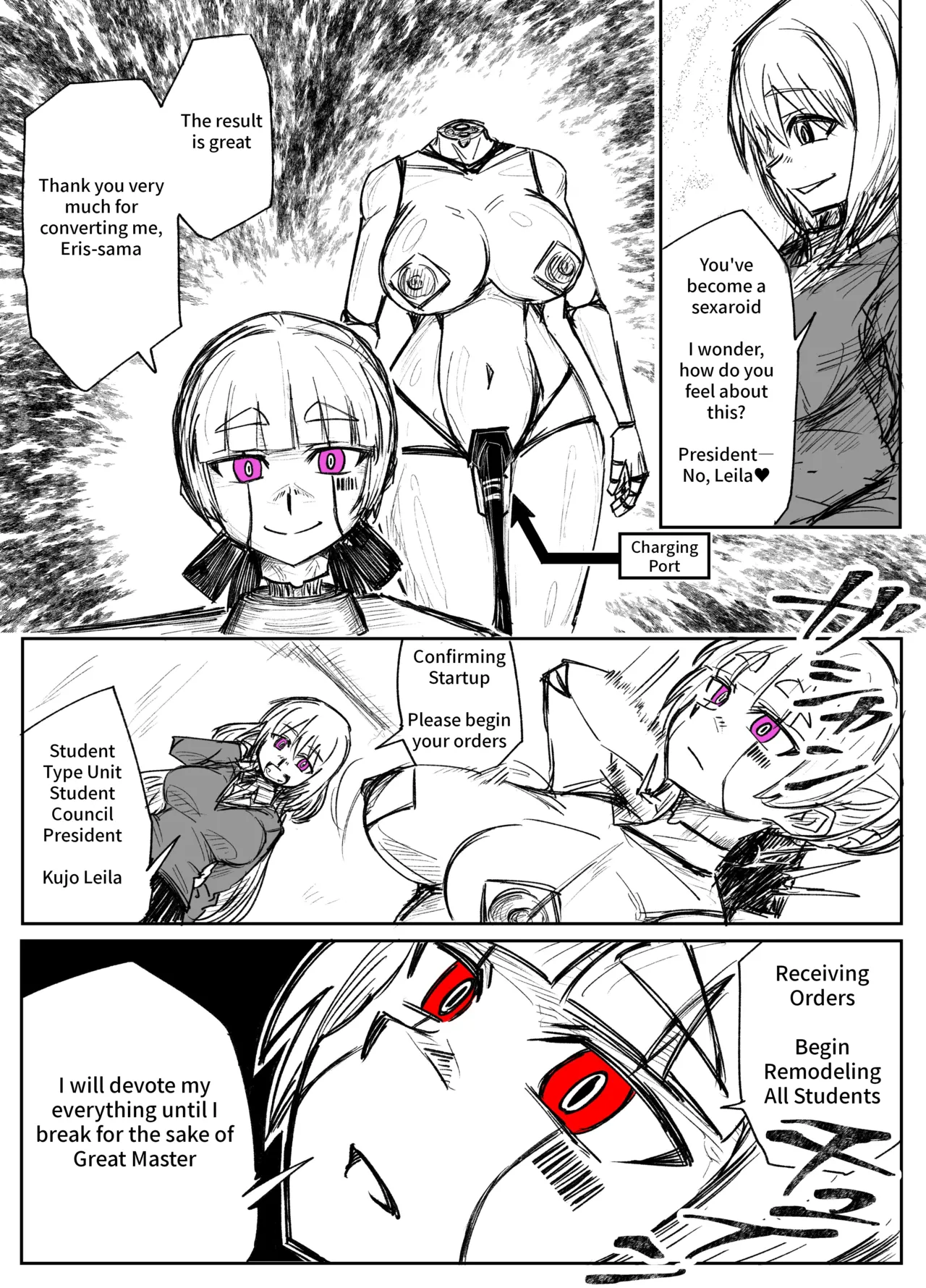 [Tousyoku]Girls School Mechanization Manga 1-7[English] Page 23