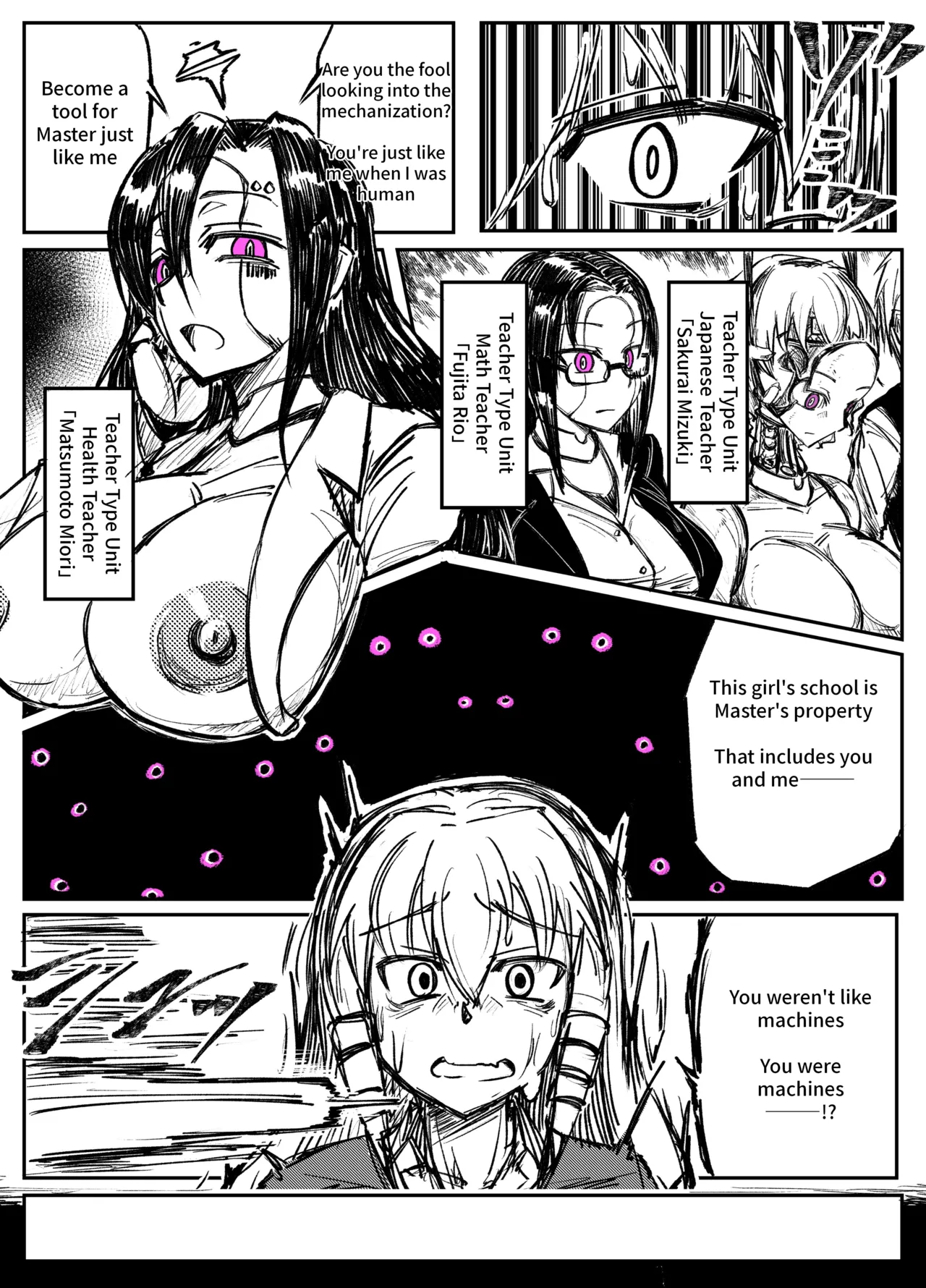 [Tousyoku]Girls School Mechanization Manga 1-7[English] Page 3