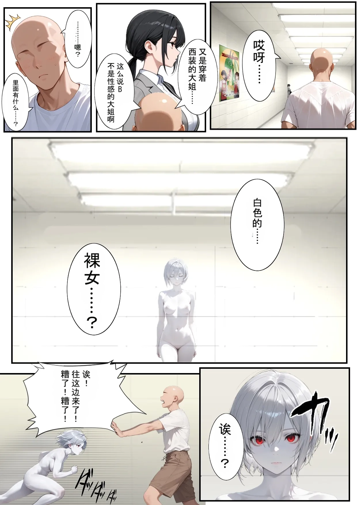 [Dainikken]H Ban Deguchi Mitsuketa Ihen ga Ero Sugite Modorenai | H号出口 发现的异常太色情回不去了[Chinese] [AI Generated] Page 16