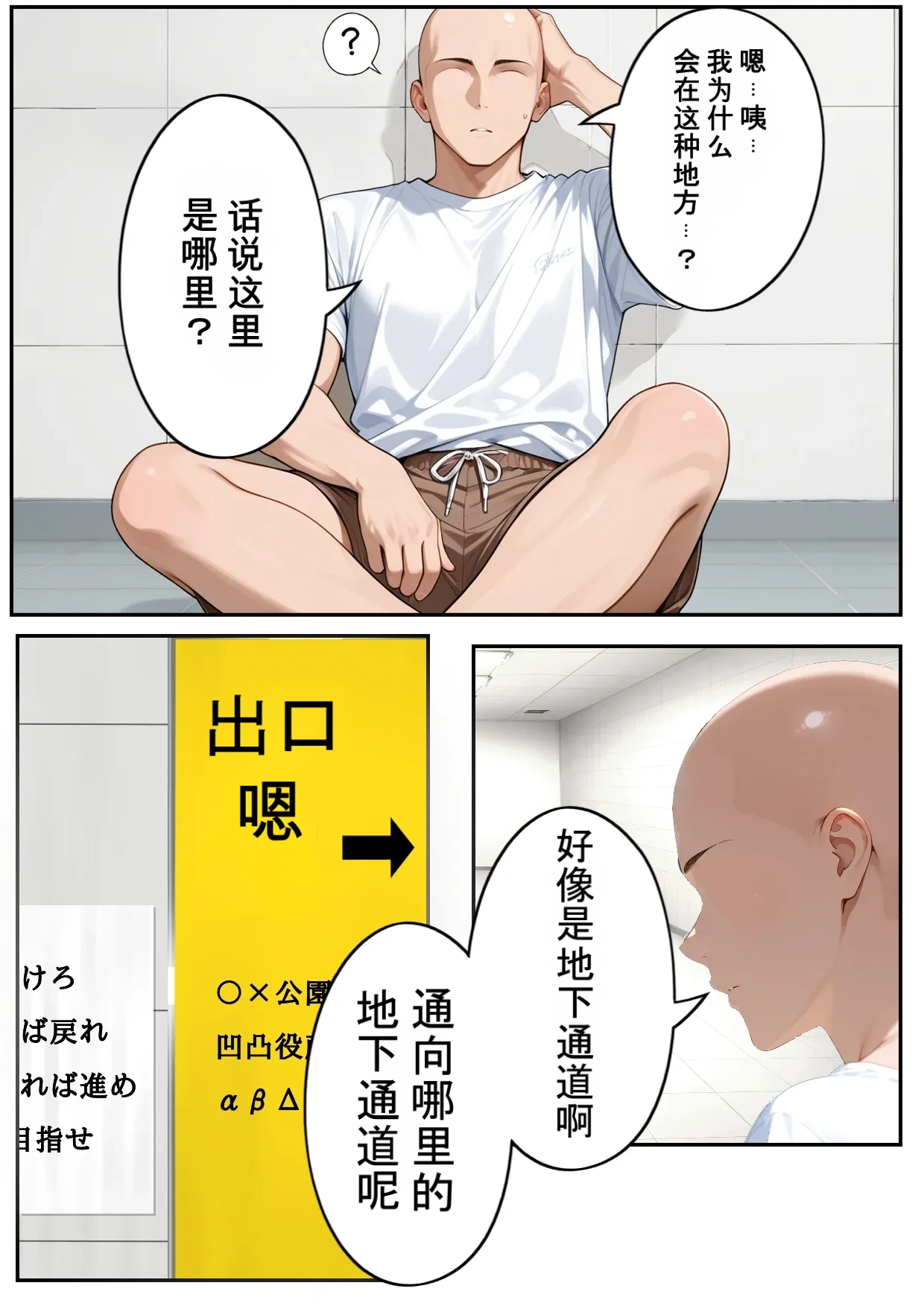 [Dainikken]H Ban Deguchi Mitsuketa Ihen ga Ero Sugite Modorenai | H号出口 发现的异常太色情回不去了[Chinese] [AI Generated] Page 3