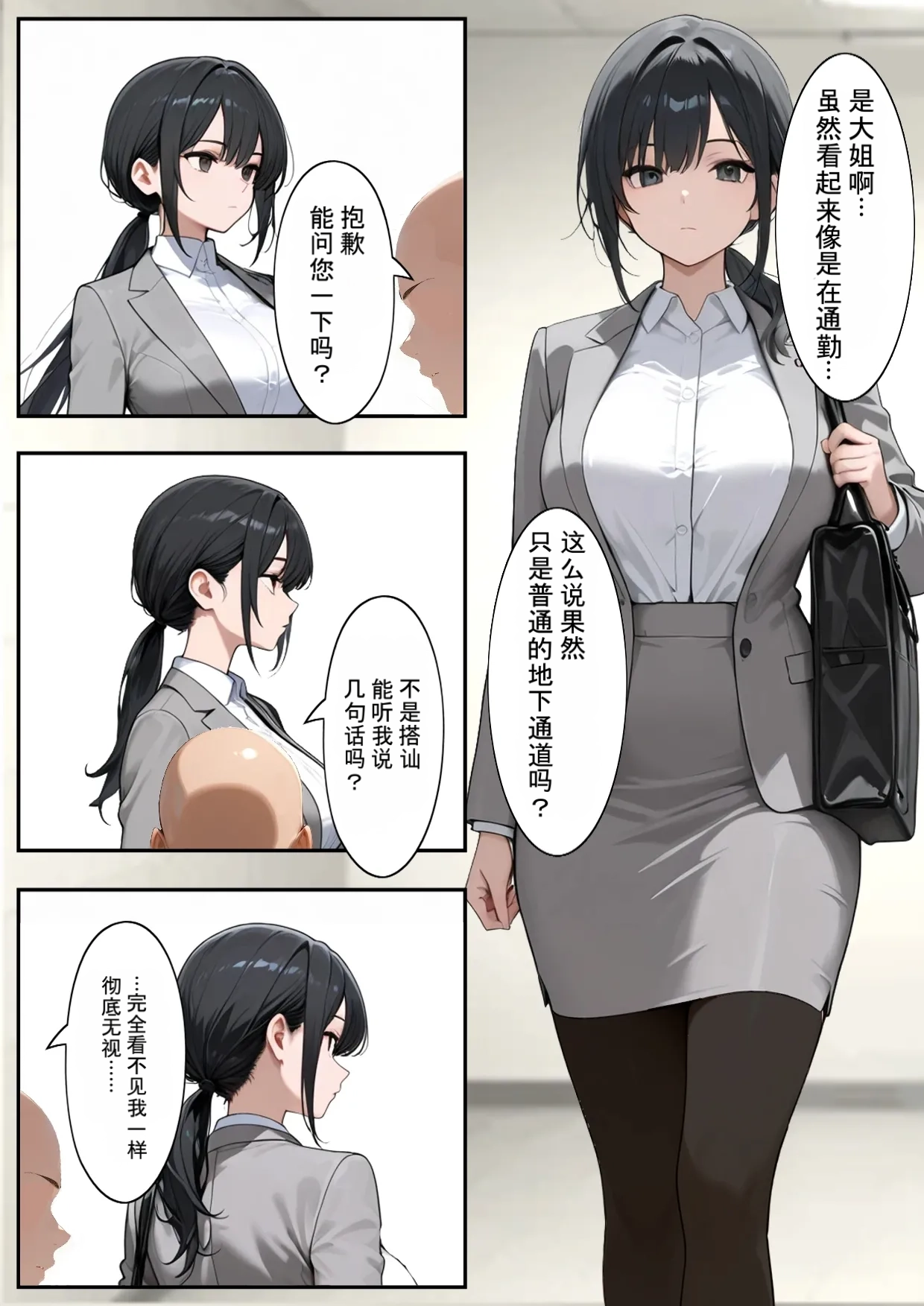 [Dainikken]H Ban Deguchi Mitsuketa Ihen ga Ero Sugite Modorenai | H号出口 发现的异常太色情回不去了[Chinese] [AI Generated] Page 6