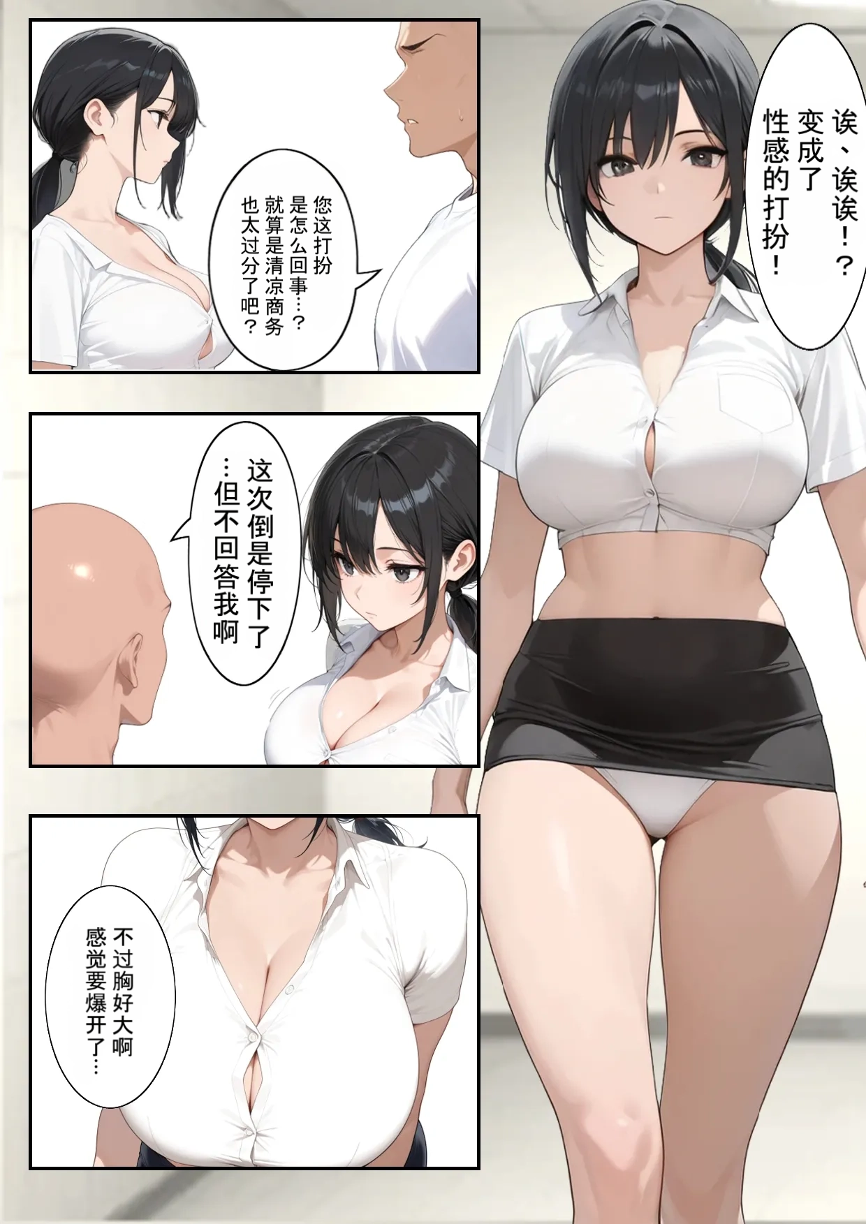 [Dainikken]H Ban Deguchi Mitsuketa Ihen ga Ero Sugite Modorenai | H号出口 发现的异常太色情回不去了[Chinese] [AI Generated] Page 8