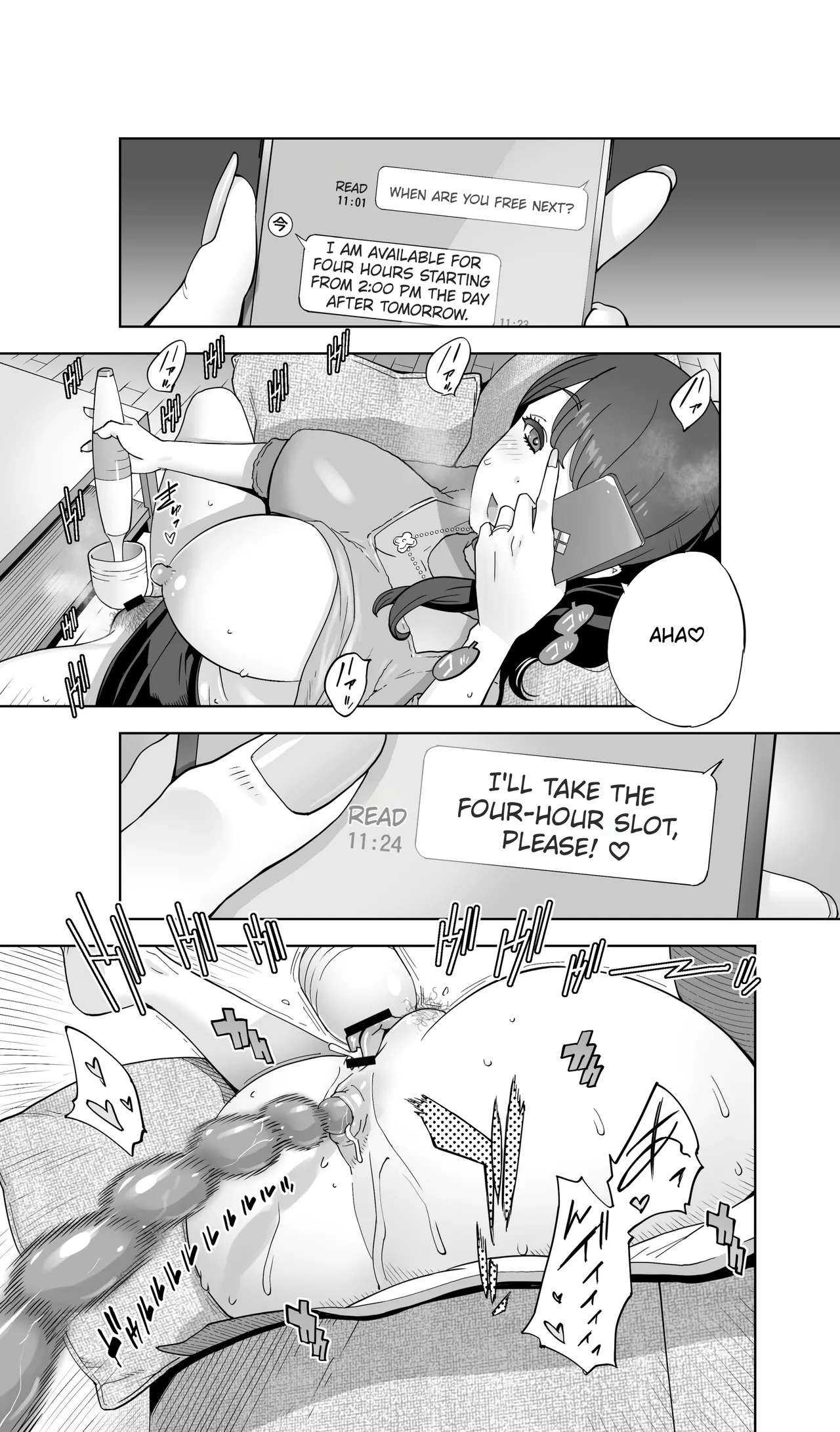 [STUDIO FUAN (Kotoyoshi Yumisuke)]Iki Jigoku Refle ni Tokeru Otto Tanshinfunin Hitozuma Inmou Ari[English] [MTL] Page 122
