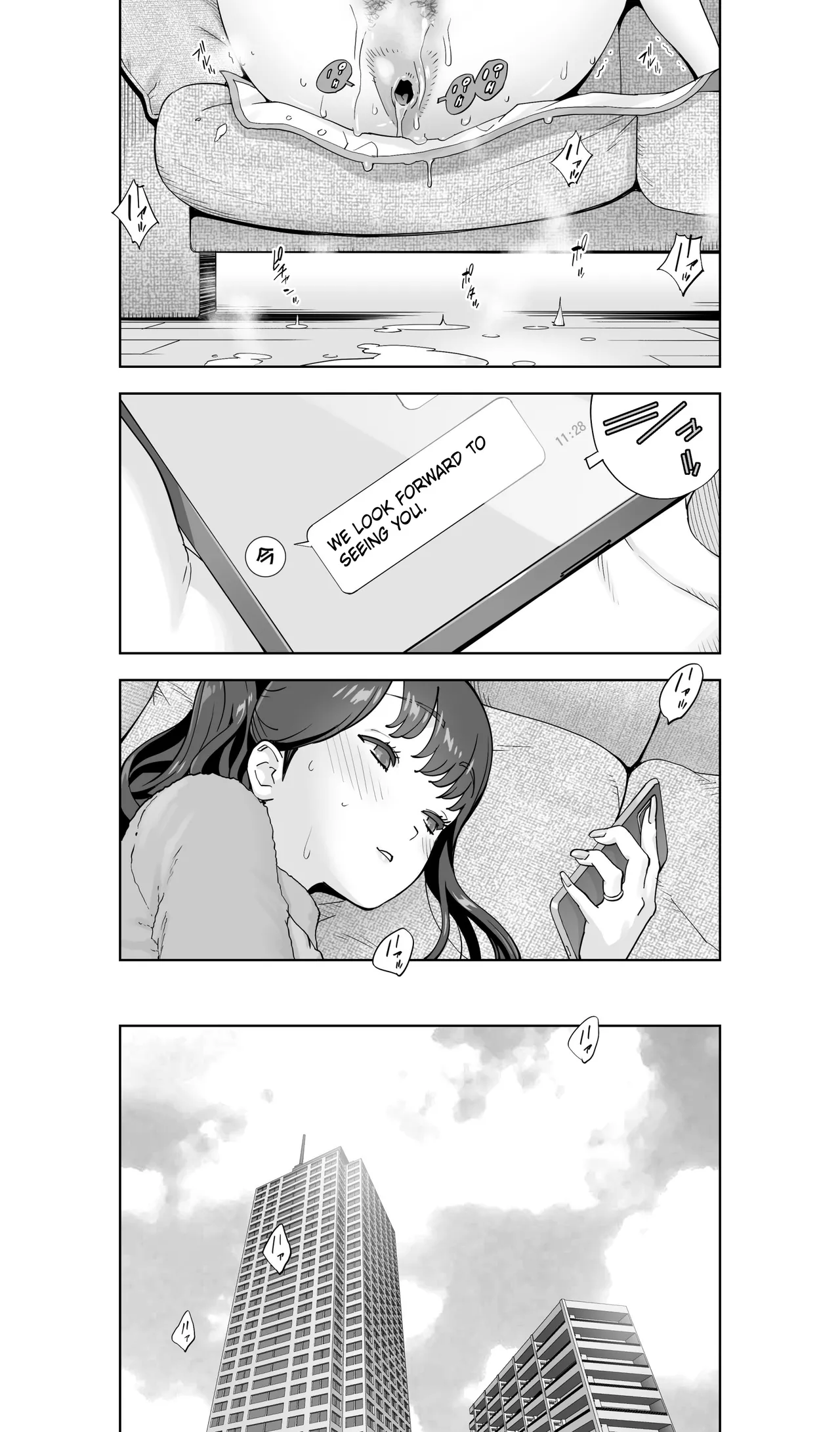 [STUDIO FUAN (Kotoyoshi Yumisuke)]Iki Jigoku Refle ni Tokeru Otto Tanshinfunin Hitozuma Inmou Ari[English] [MTL] Page 124