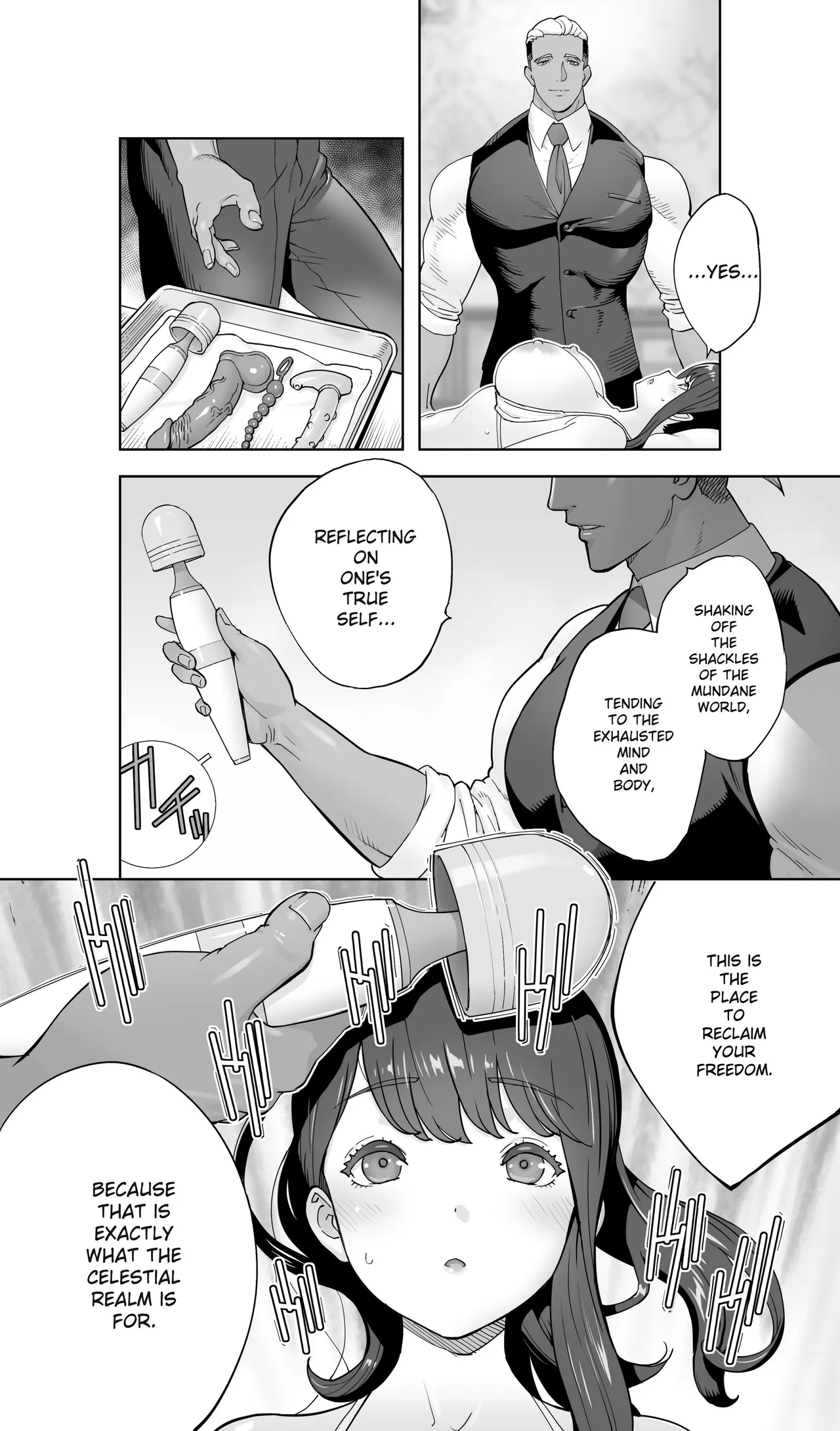 [STUDIO FUAN (Kotoyoshi Yumisuke)]Iki Jigoku Refle ni Tokeru Otto Tanshinfunin Hitozuma Inmou Ari[English] [MTL] Page 34
