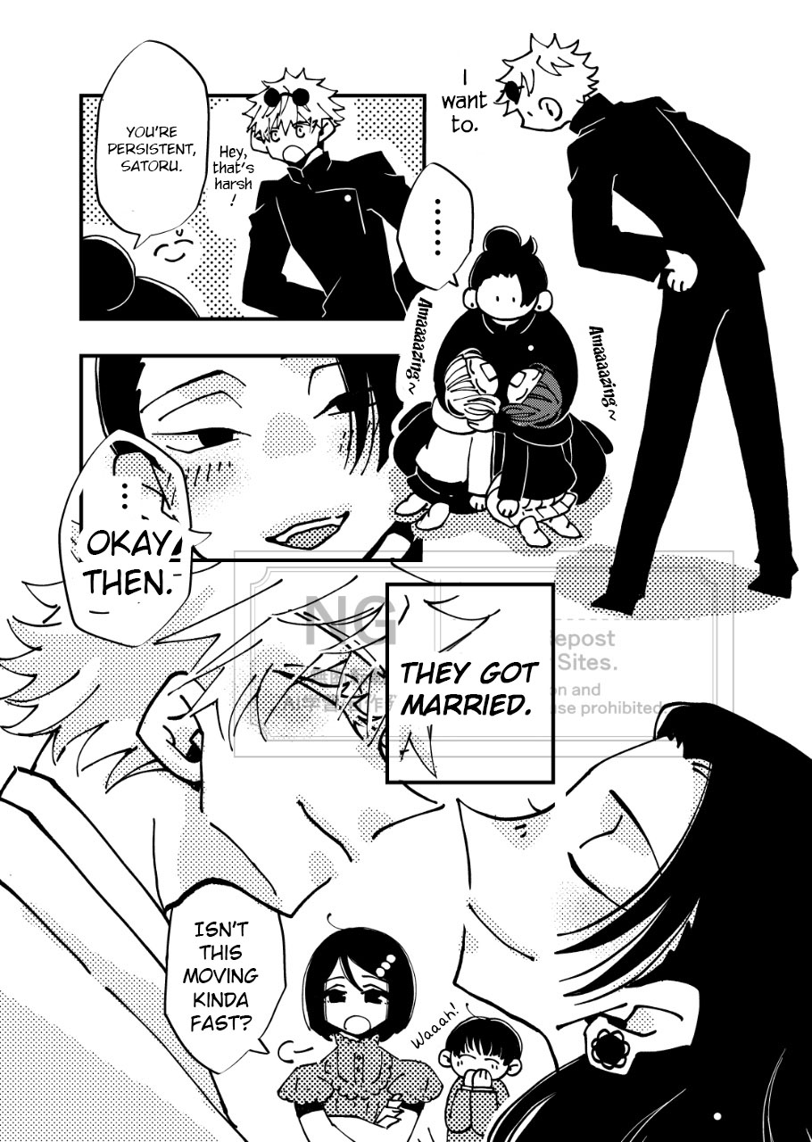 [61 (61log)]A Story Where Gojo Somehow Ends Up Going Back to the Past, Tries His Absolute Best Through All the Chaos, and Ends Up Happy with Geto(Jujutsu Kaisen) Page 23