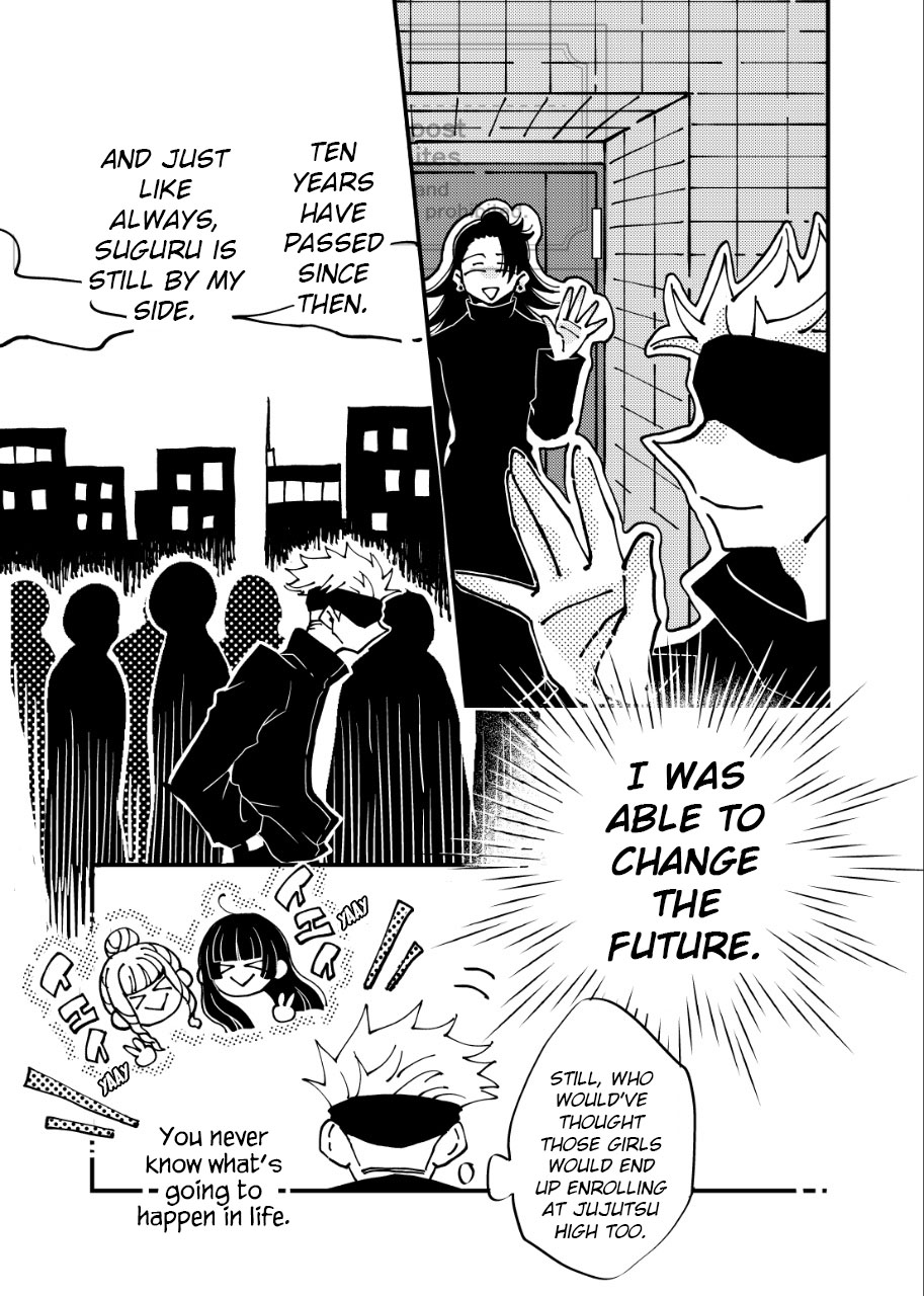 [61 (61log)]A Story Where Gojo Somehow Ends Up Going Back to the Past, Tries His Absolute Best Through All the Chaos, and Ends Up Happy with Geto(Jujutsu Kaisen) Page 28