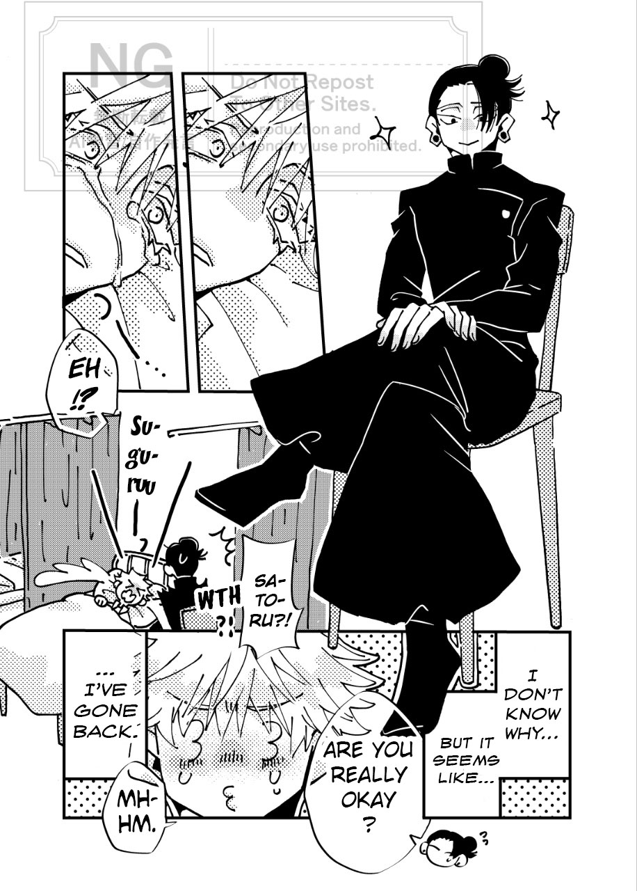 [61 (61log)]A Story Where Gojo Somehow Ends Up Going Back to the Past, Tries His Absolute Best Through All the Chaos, and Ends Up Happy with Geto(Jujutsu Kaisen) Page 7