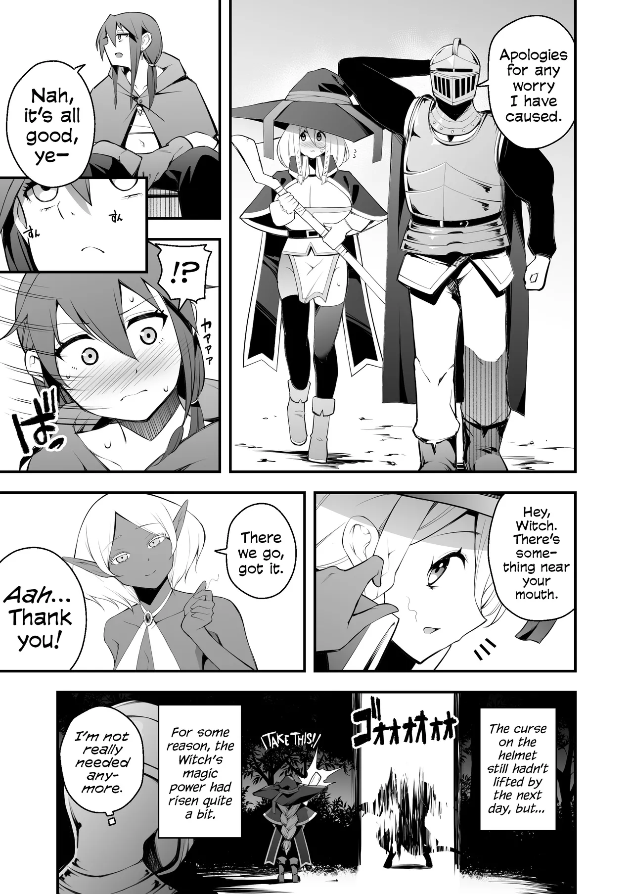 [Jisyakunyudo (Nanameno Hayuta)]The Apprentice Witch And The Cursed Dick | Minarai Majo to Noroi no Chinpo[English] [Cookie Cruncher] [Digital] Page 23