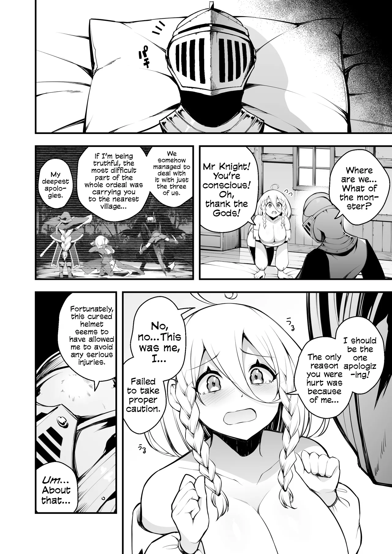 [Jisyakunyudo (Nanameno Hayuta)]The Apprentice Witch And The Cursed Dick | Minarai Majo to Noroi no Chinpo[English] [Cookie Cruncher] [Digital] Page 9