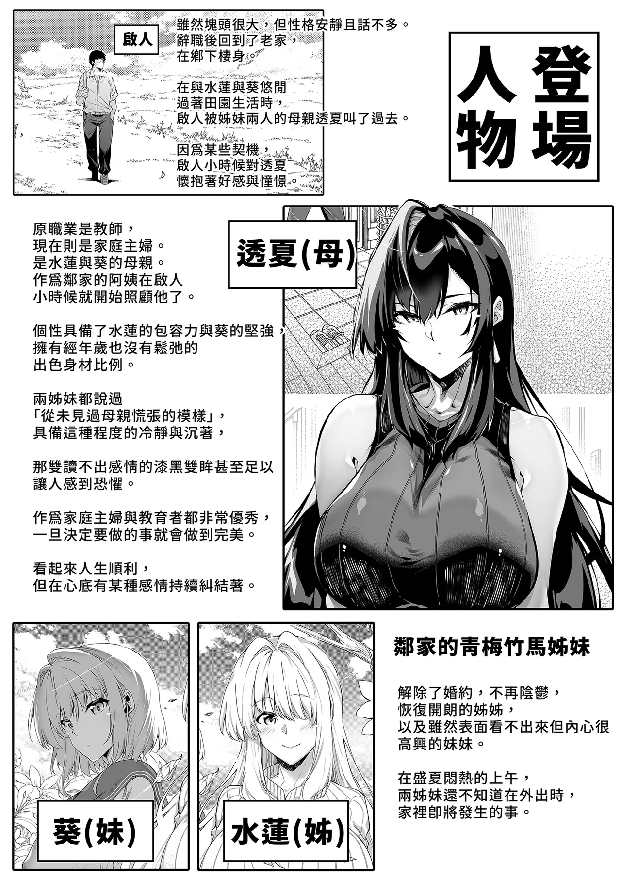[Suiren no Yado (Asakawa)]Natsu no Yari Naoshi 4 -Natsu to Inaka to Osananajimi no Haha- | 夏日重來4[Chinese] [Digital] Page 5
