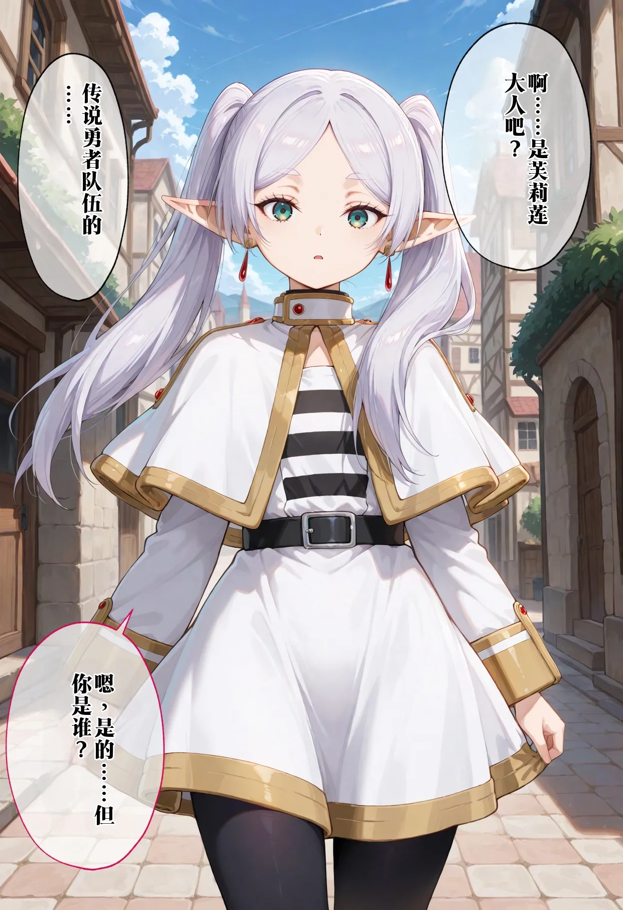[Bruto]Saimin Shihai sareta Mahoutsukai ~Zenin Netorare Haramase~(Sousou no Frieren) [AI Generated] Page 4