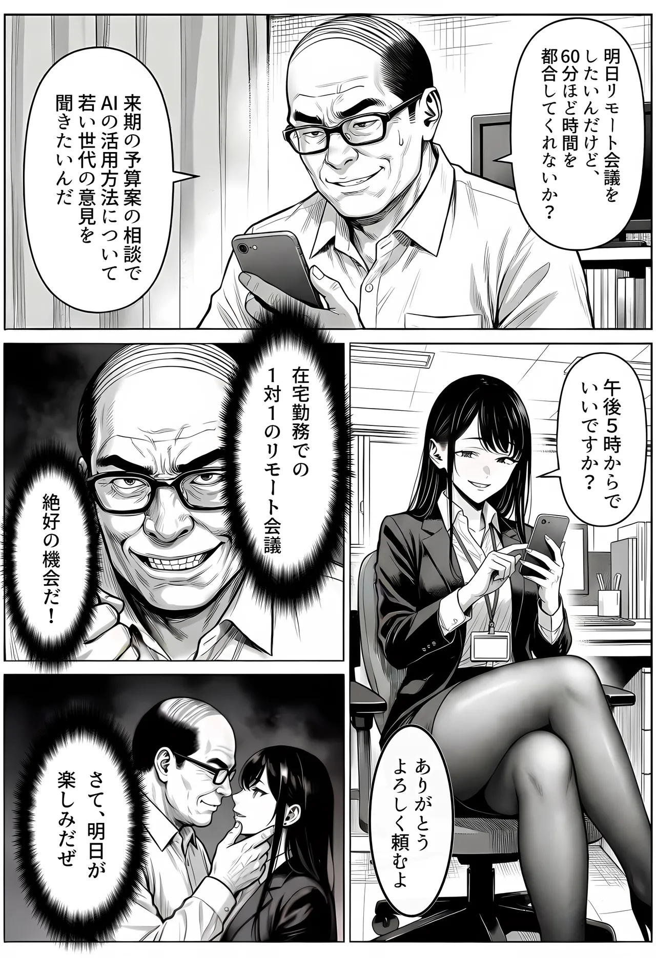 [えたあなる]23コ下のくせに説教してくる巨乳OLを洗脳アプリで肉便器[AI Generated] Page 22