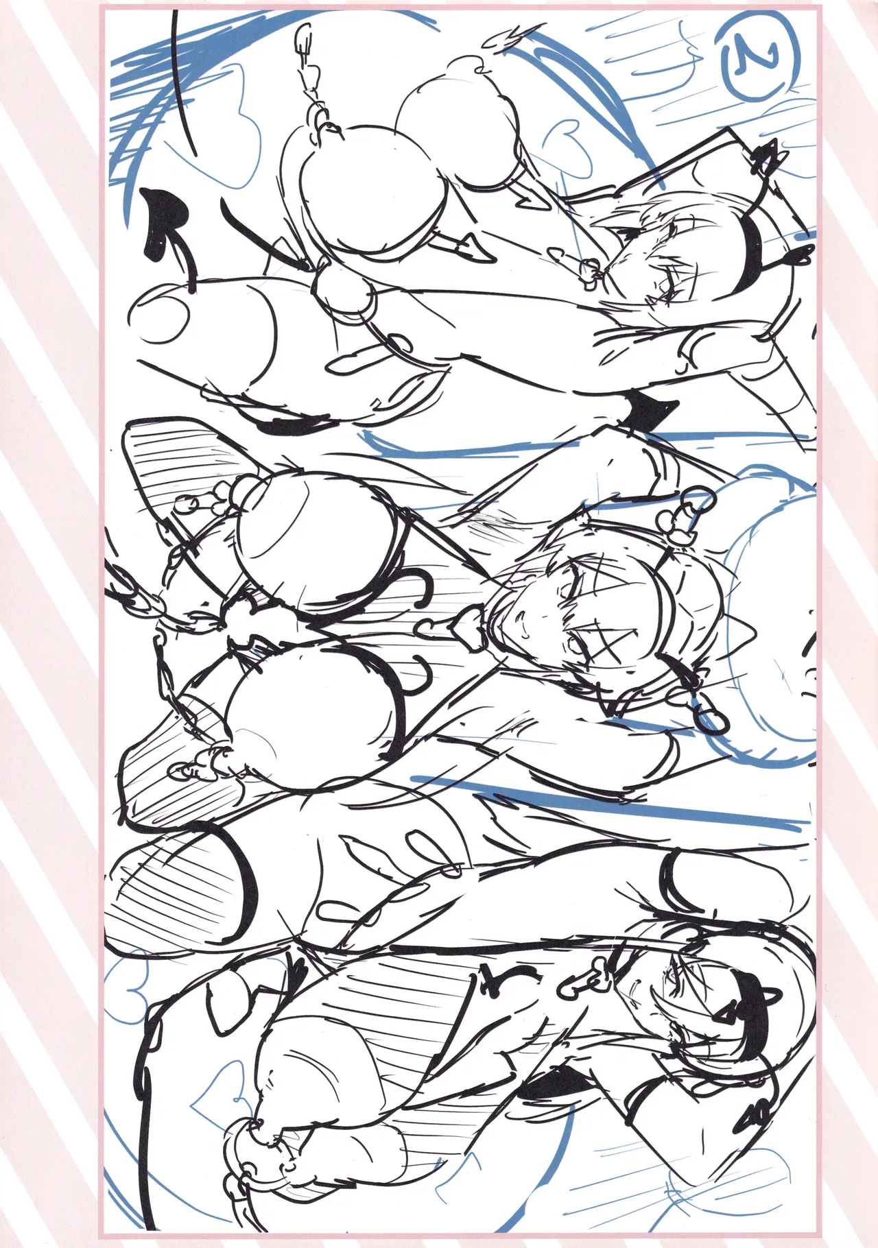 Hiromitsu Takeda Artworks: Tama Melonbook Bonus Unreleased Roughs Book Page 10