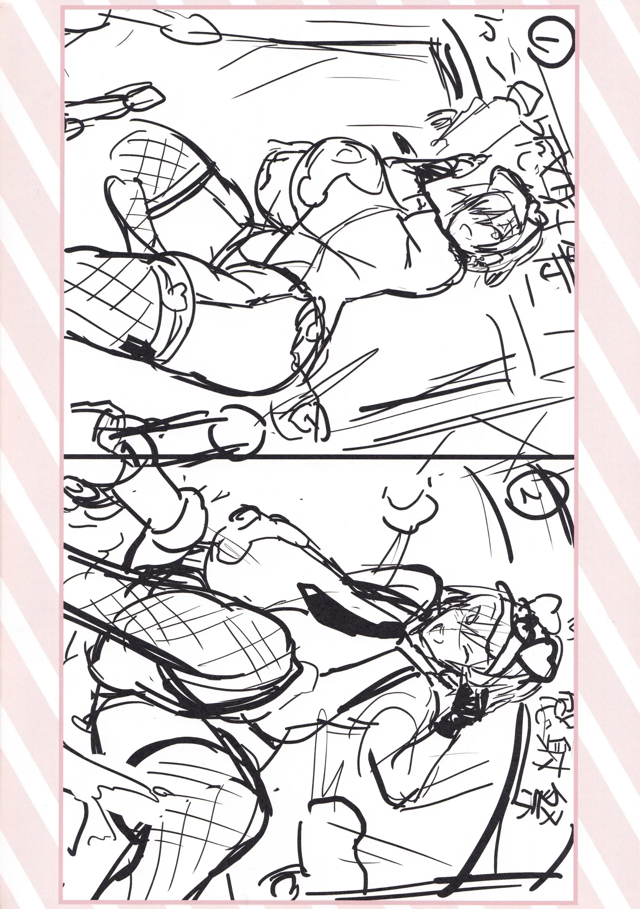 Hiromitsu Takeda Artworks: Tama Melonbook Bonus Unreleased Roughs Book Page 11